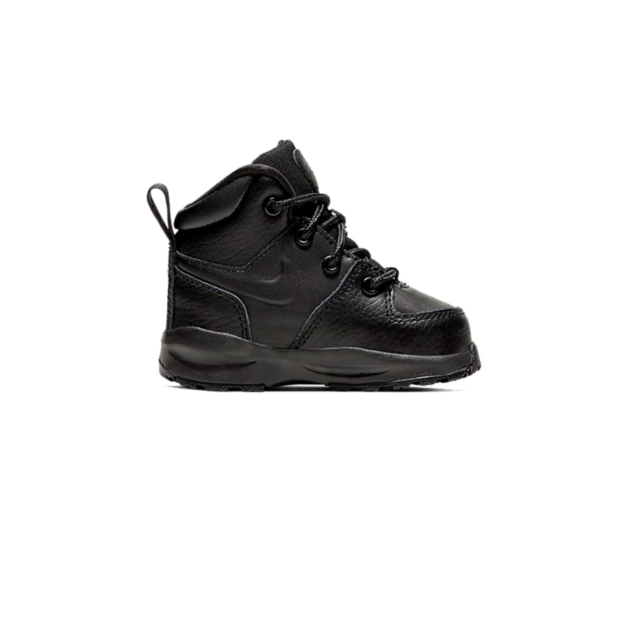 Nike Kids Manoa Leather 'Triple Black' Sneakers