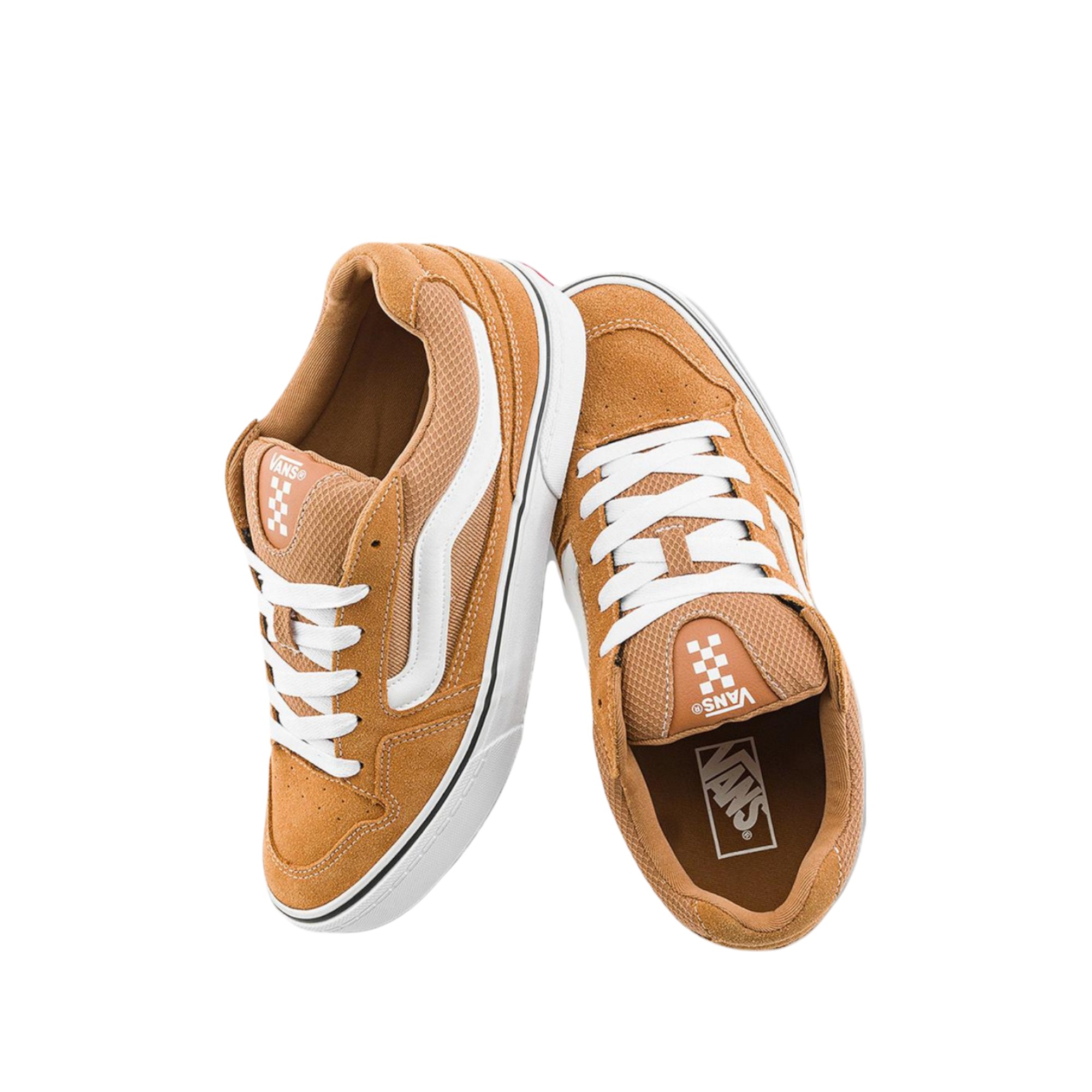 Vans Skateboard Shoes Men Low-Top Brown