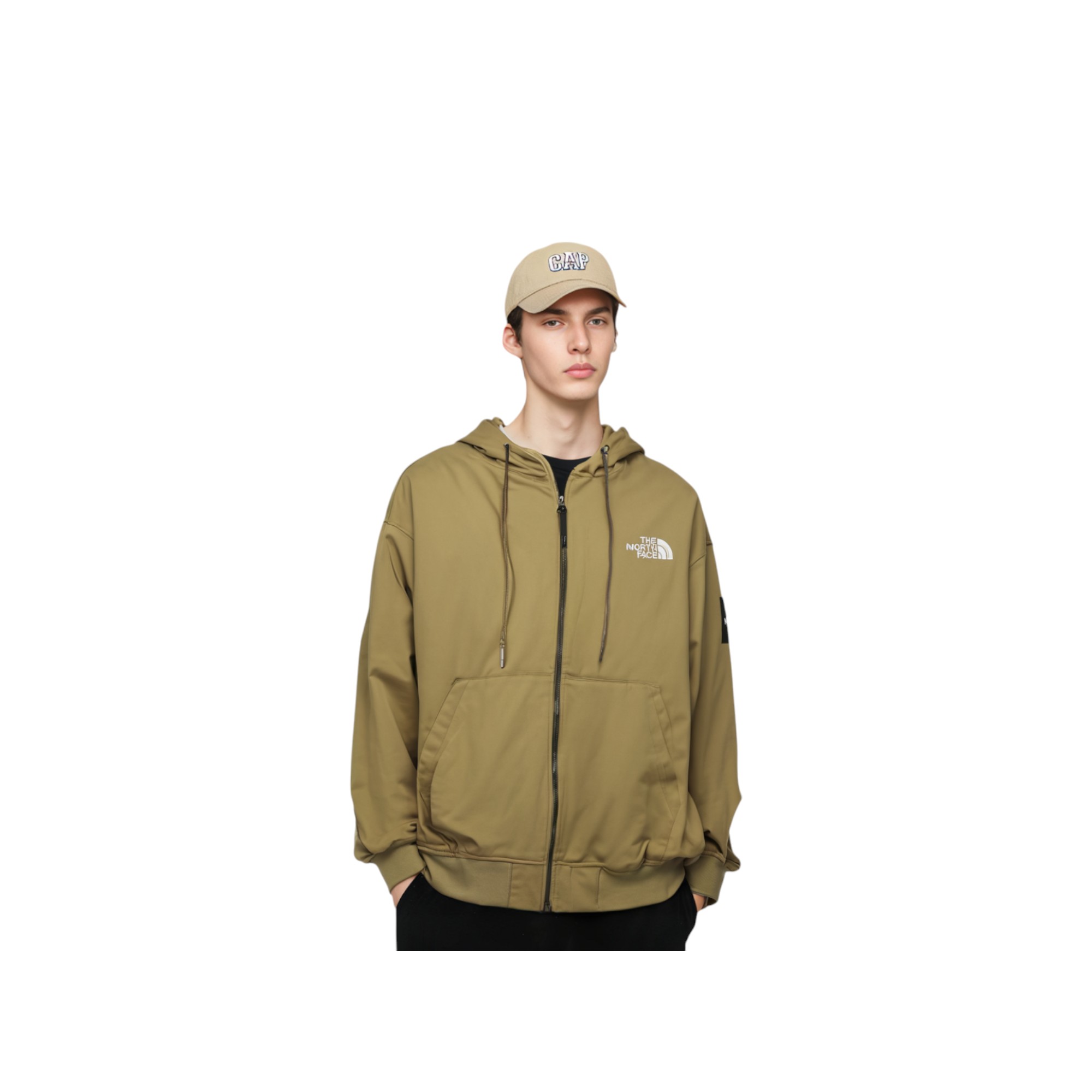 THE NORTH FACE Sweatshirts Men Beige Brown