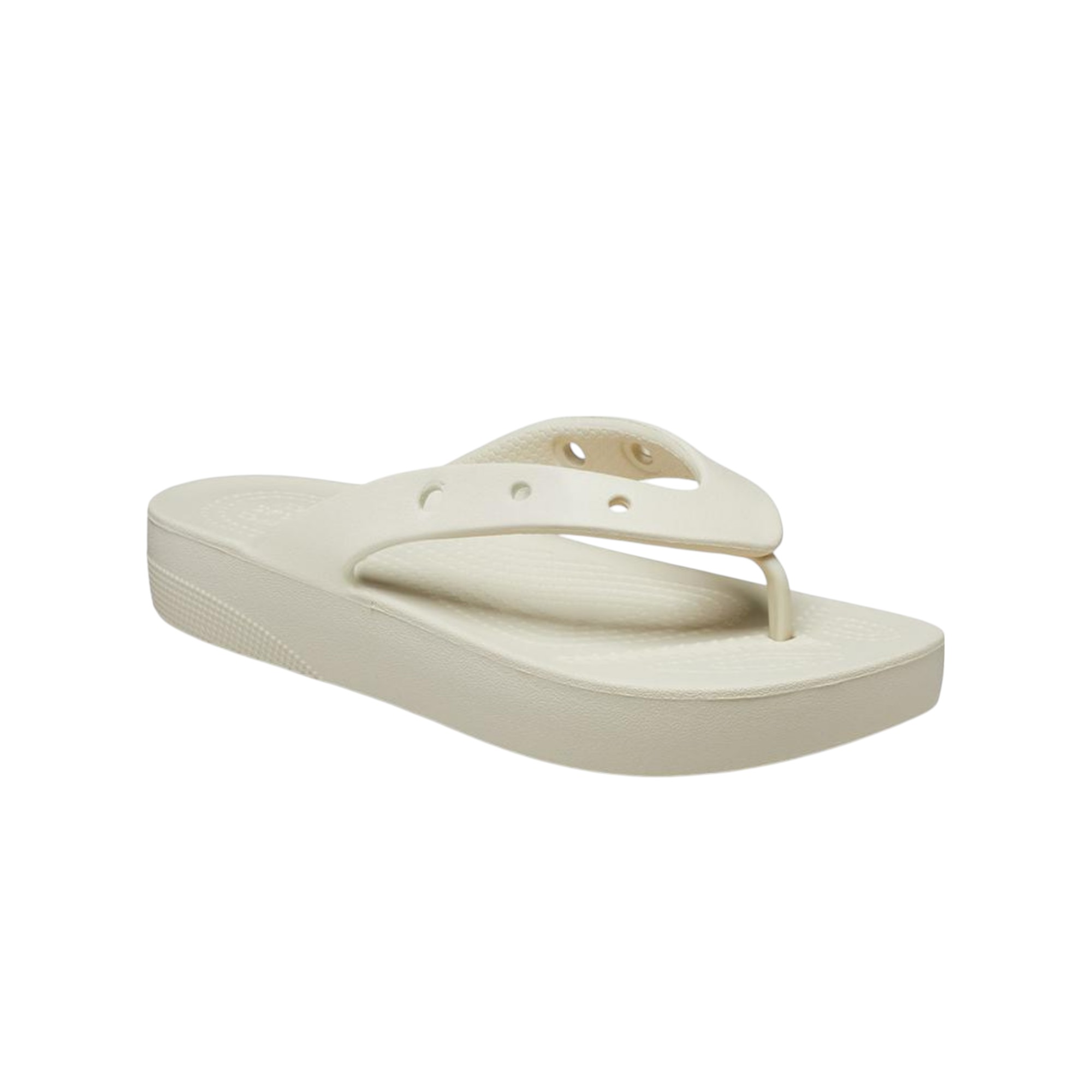 Crocs Slide Slippers Women's Bone White