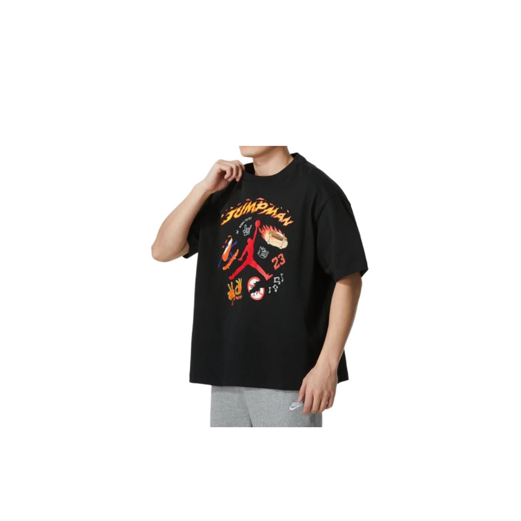 Jordan T-shirt Men Black