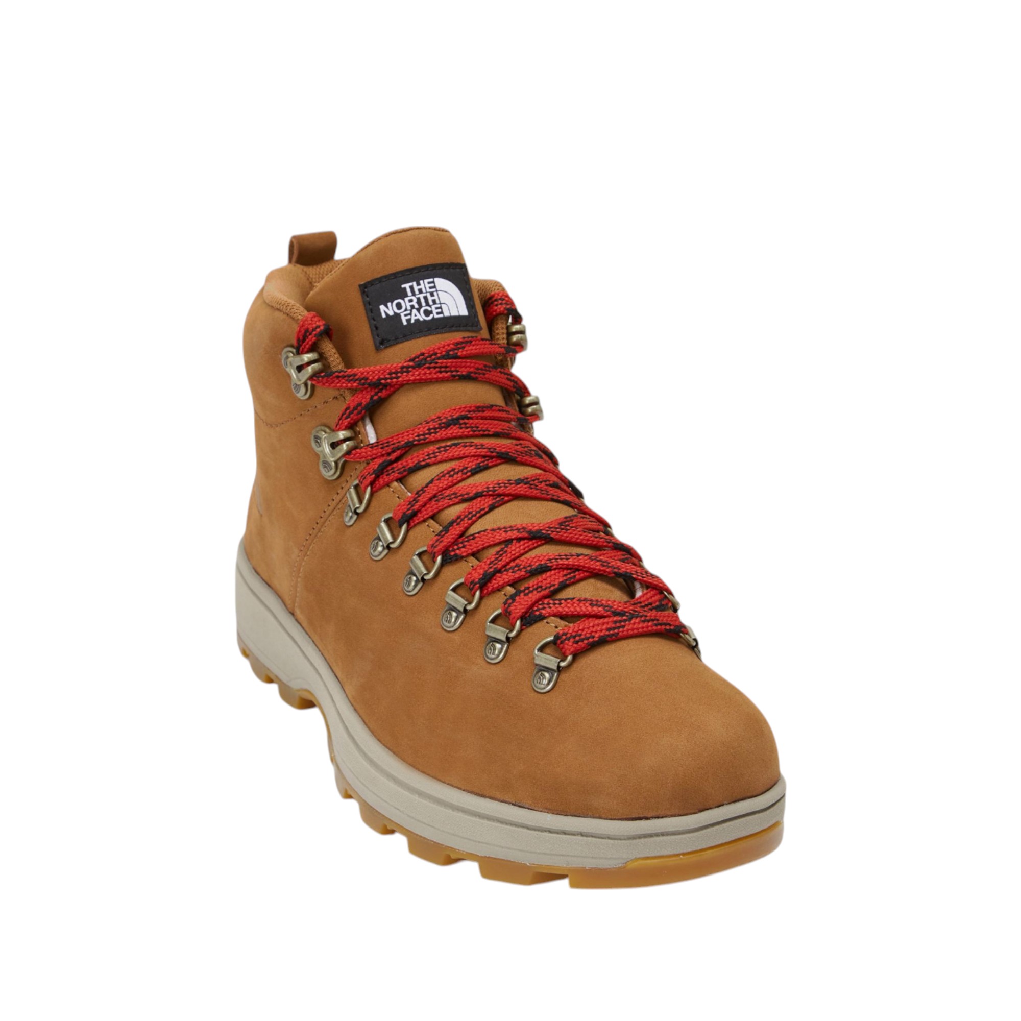 THE NORTH FACE LEATHER BOOTS Outdoor Boots Men Brown Red