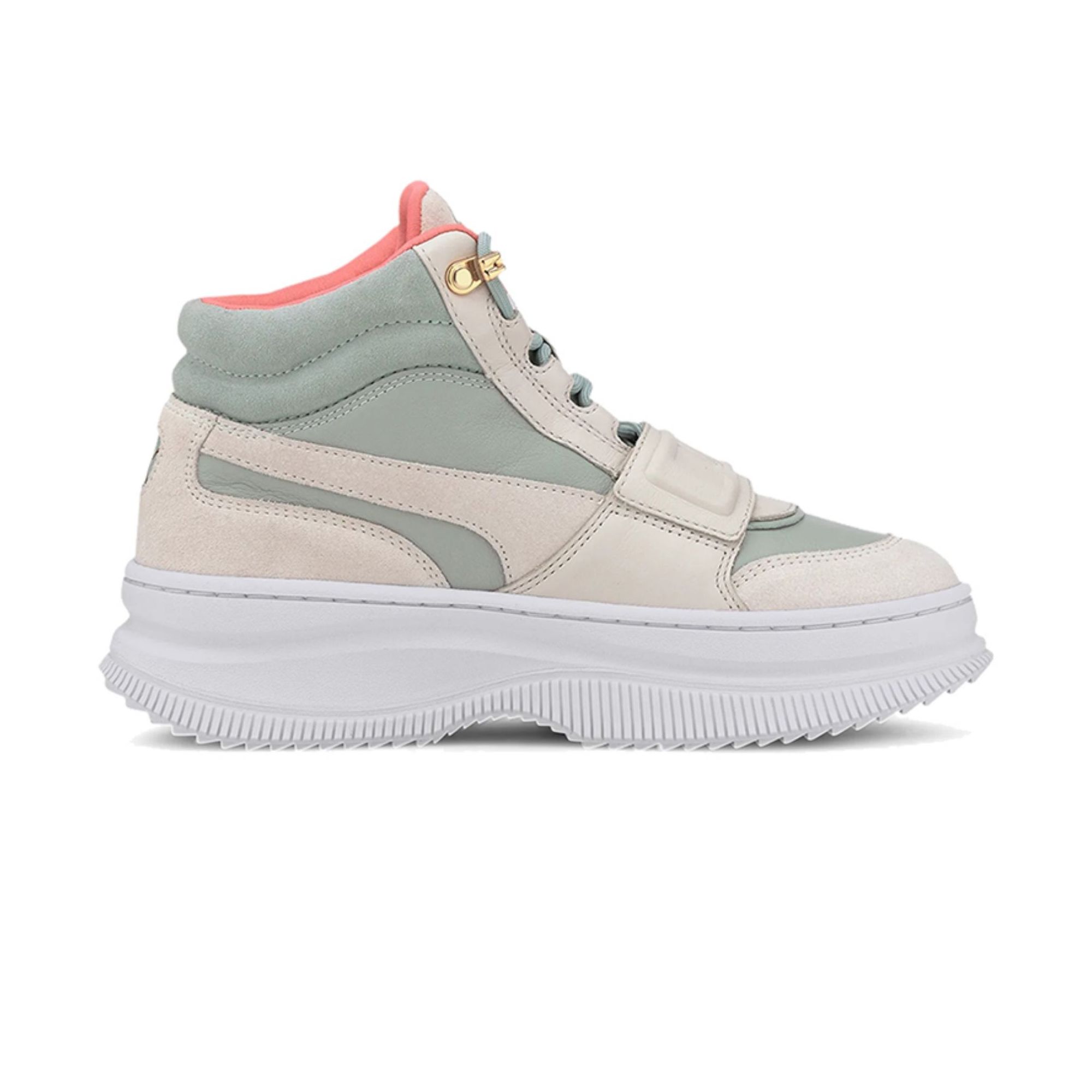 PUMA DEVA Skateboard Shoes Women's Mid-Top Green/Khaki/White