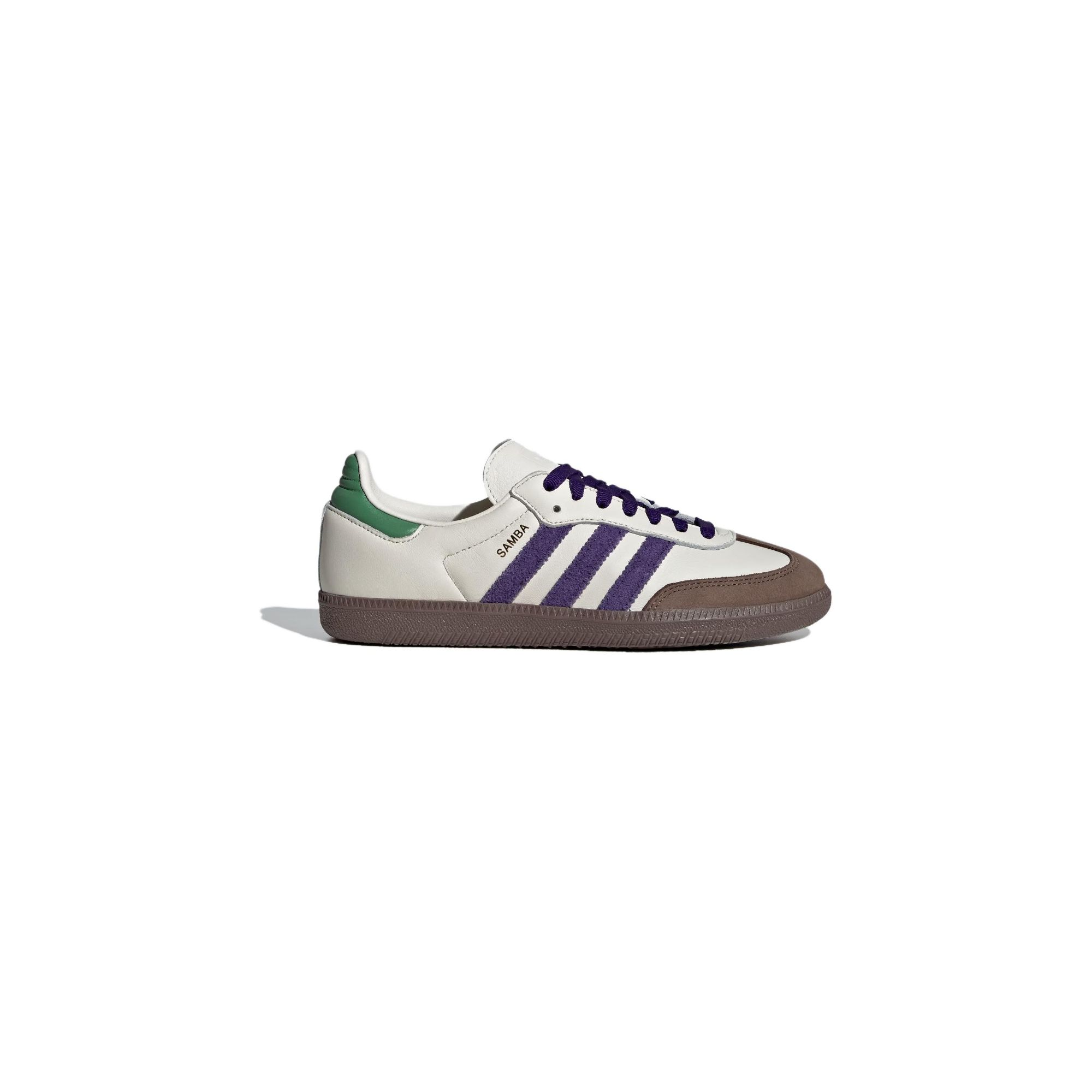 Adidas Samba OG Off White Core Purple Green Brown Women's