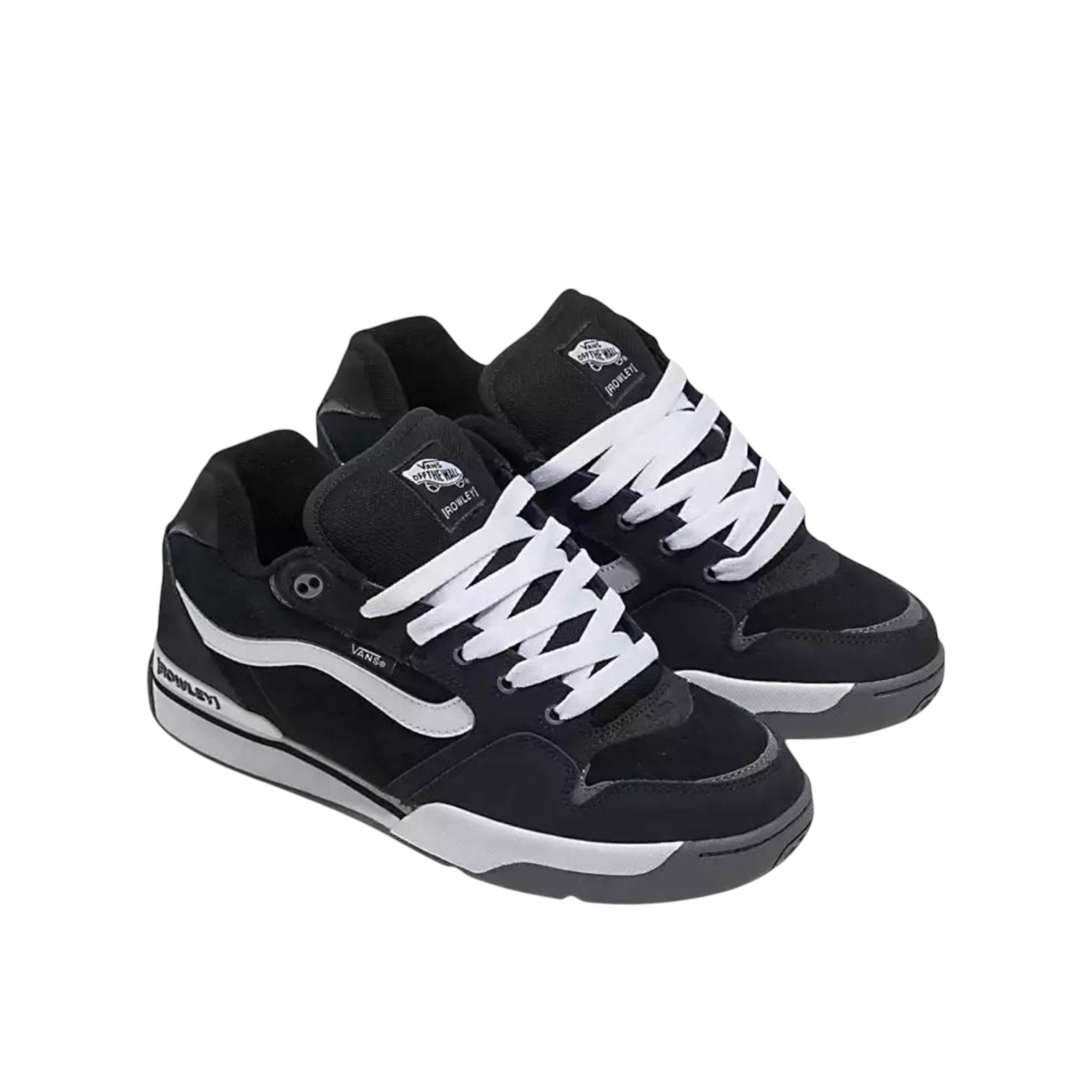 Vans Rowley Skateboard Shoes Unisex Low-Top Black/White