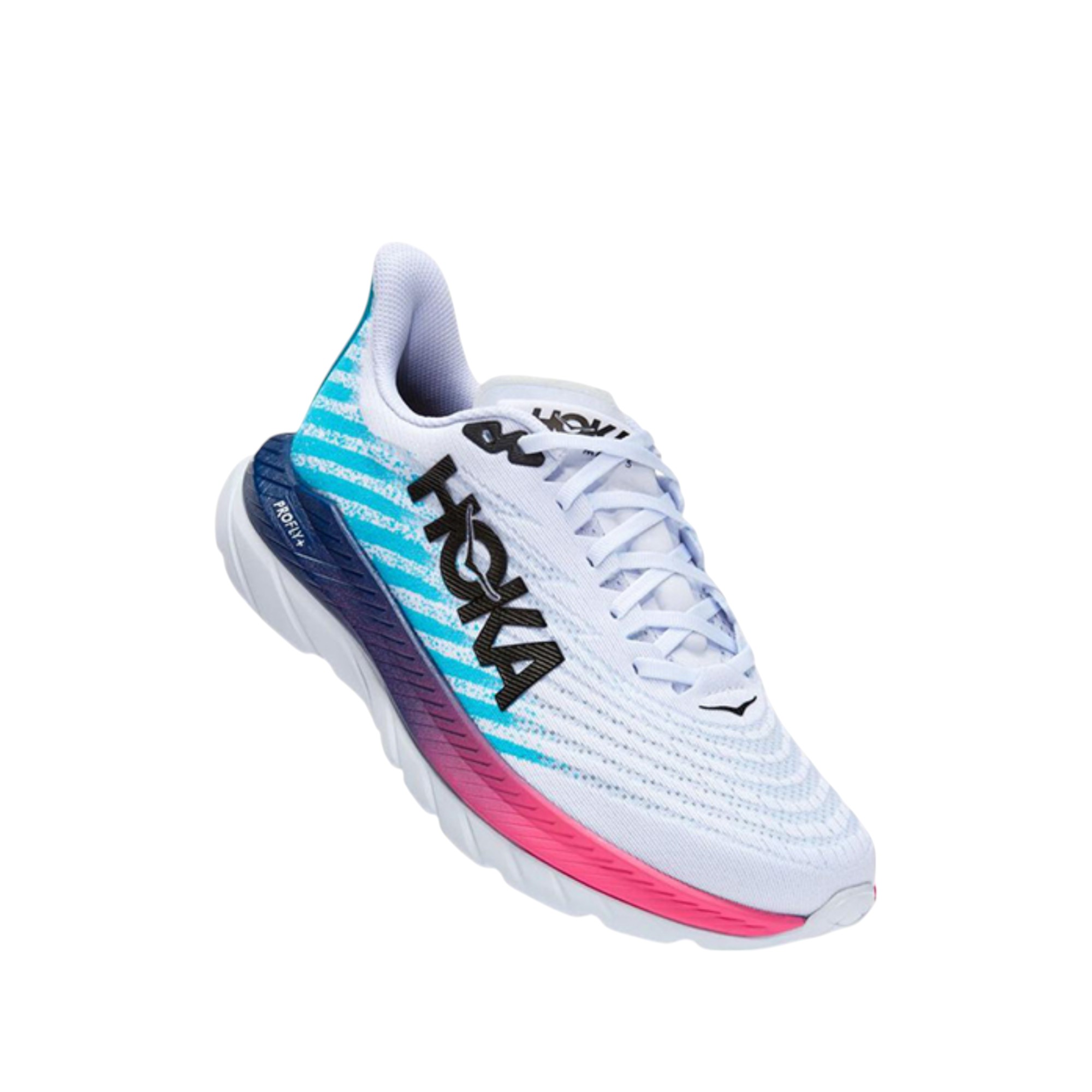 HOKA ONE ONE Mach 5 Running Shoes Women's Low-Top White/Blue