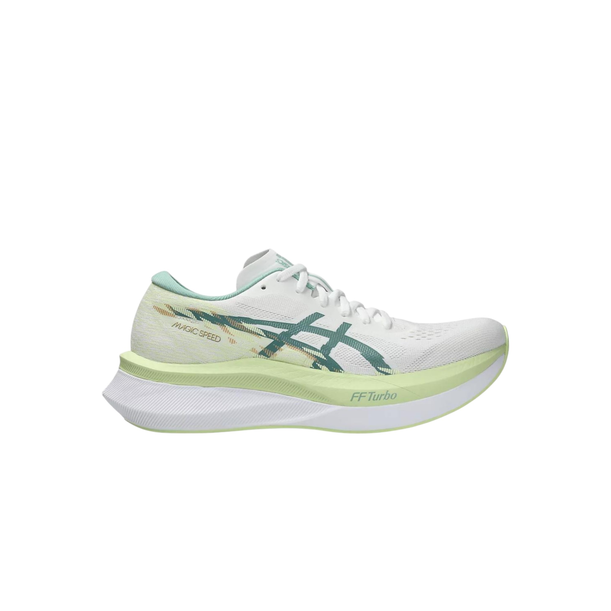 Asics MAGIC SPEED 4 Running Shoes Women's Low-Top White/Cyan Porcelain