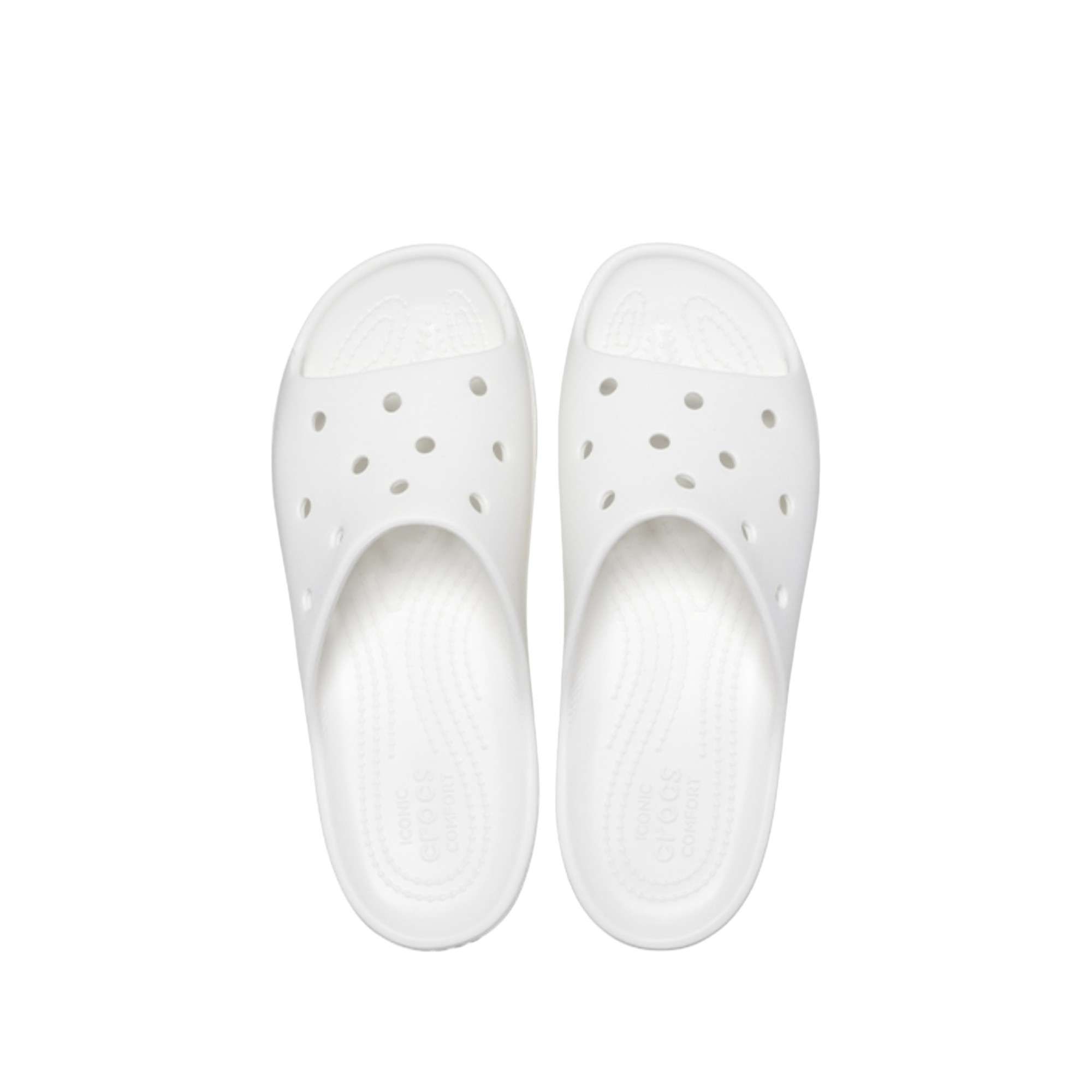 Crocs Slide Slippers Women's White