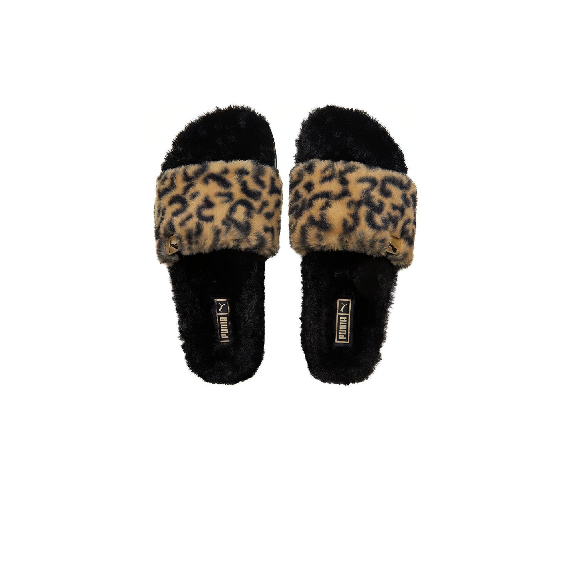 PUMA Leadcat 2.0 Slide Slippers Women's Black/Yellow