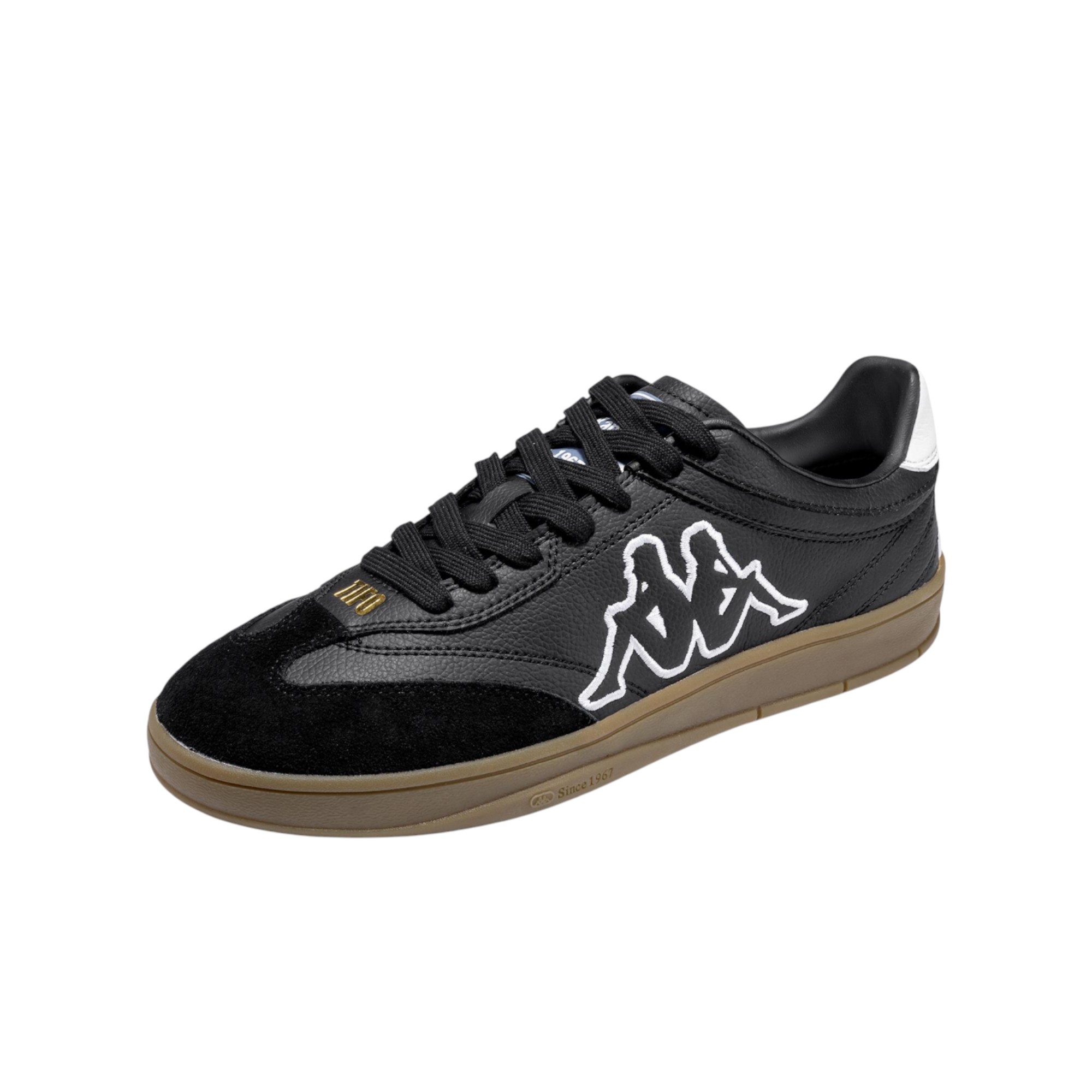 Kappa Tifo Skateboard Shoes Unisex Low-Top Black/Korean White