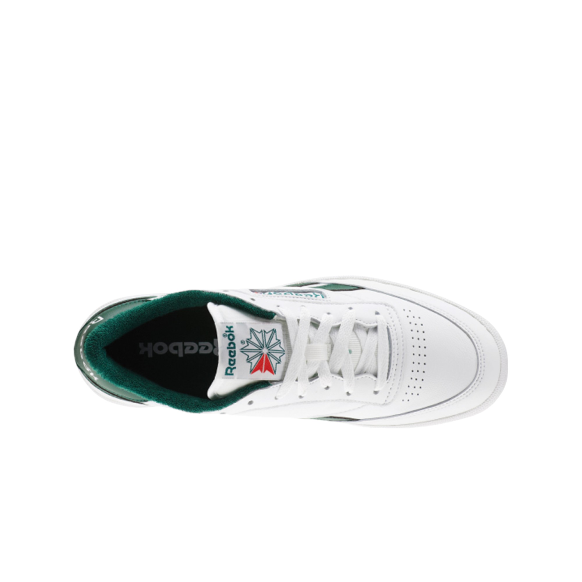 Reebok Revenge Skateboard Shoes Unisex Low-Top White/Green