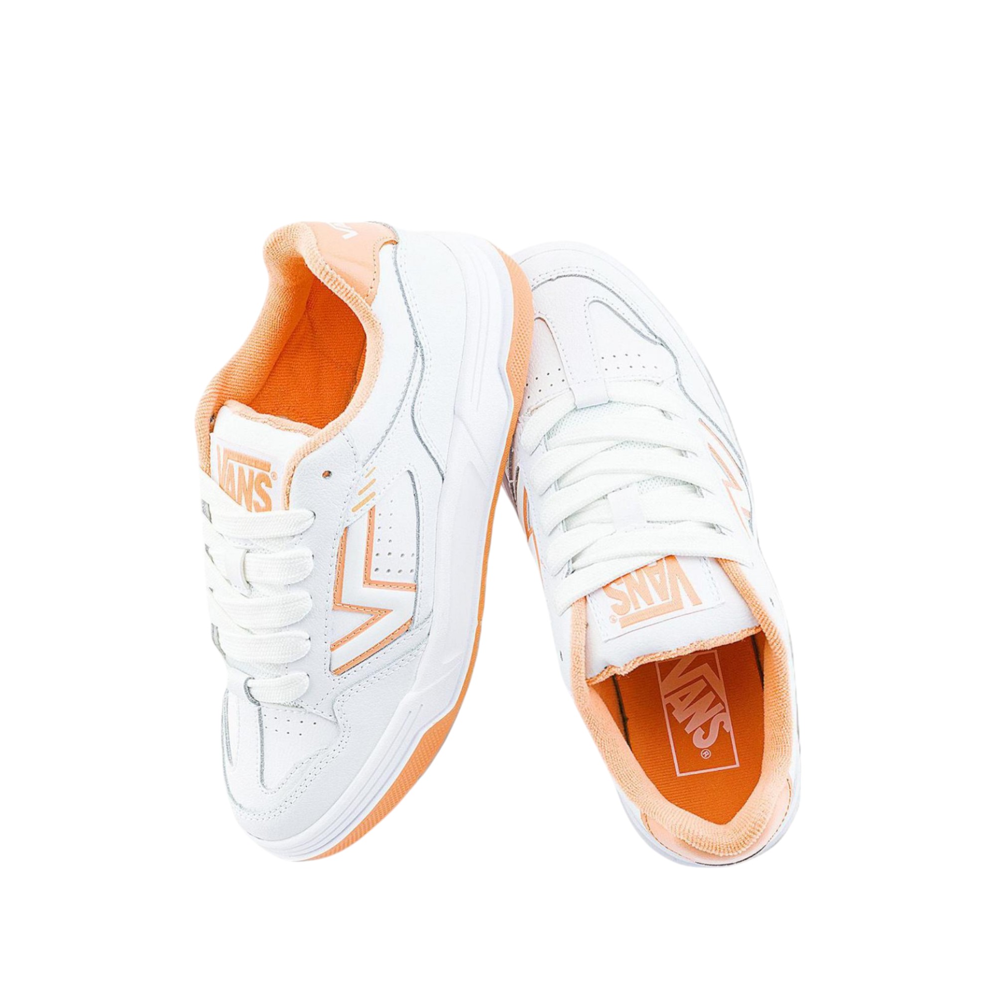 Upland Vans 'White Orange'