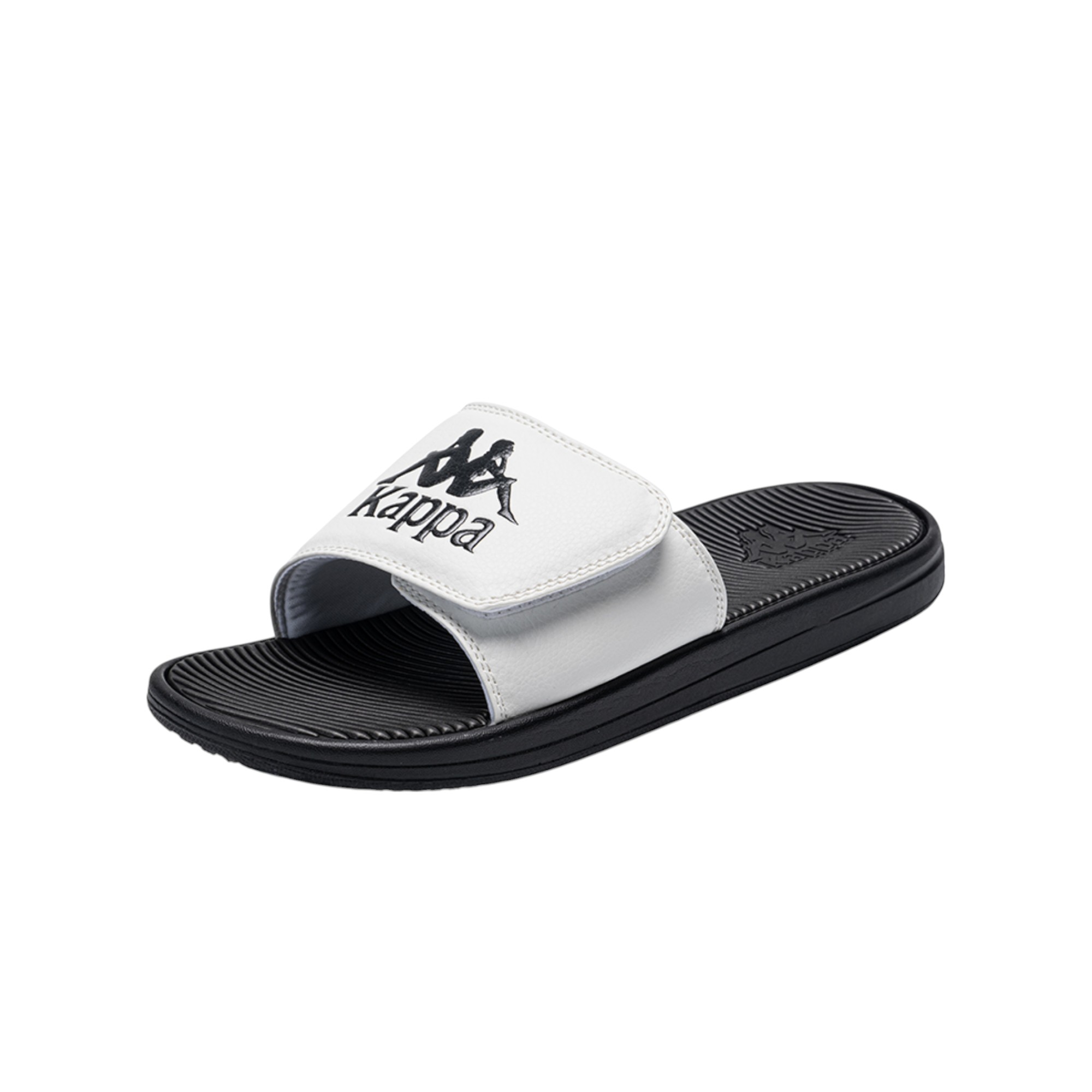 Kappa Slide Slippers Unisex White/Black