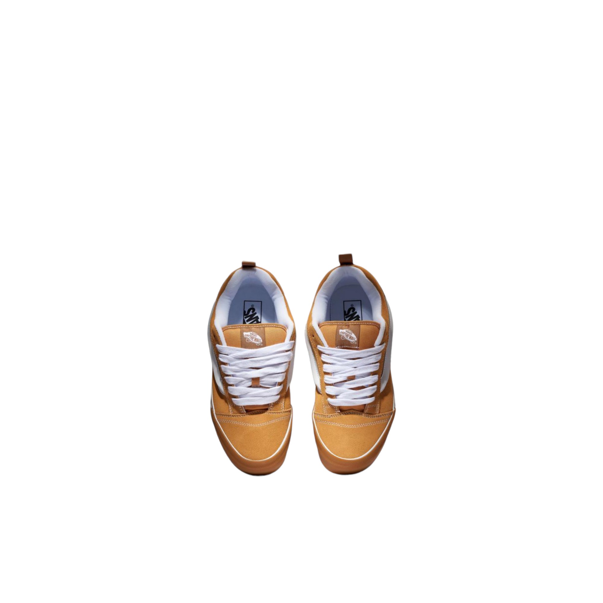 Vans Knu Skool Skateboard Shoes Men Low-Top Yellow