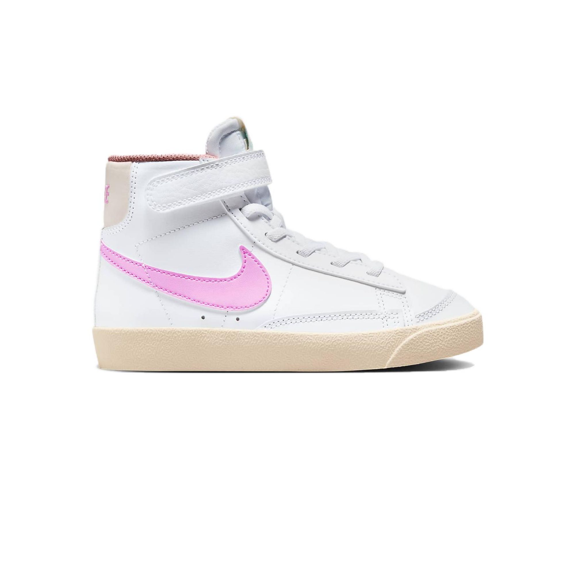 Nike Blazer Skateboard Shoes Kids High-Top White/Pink