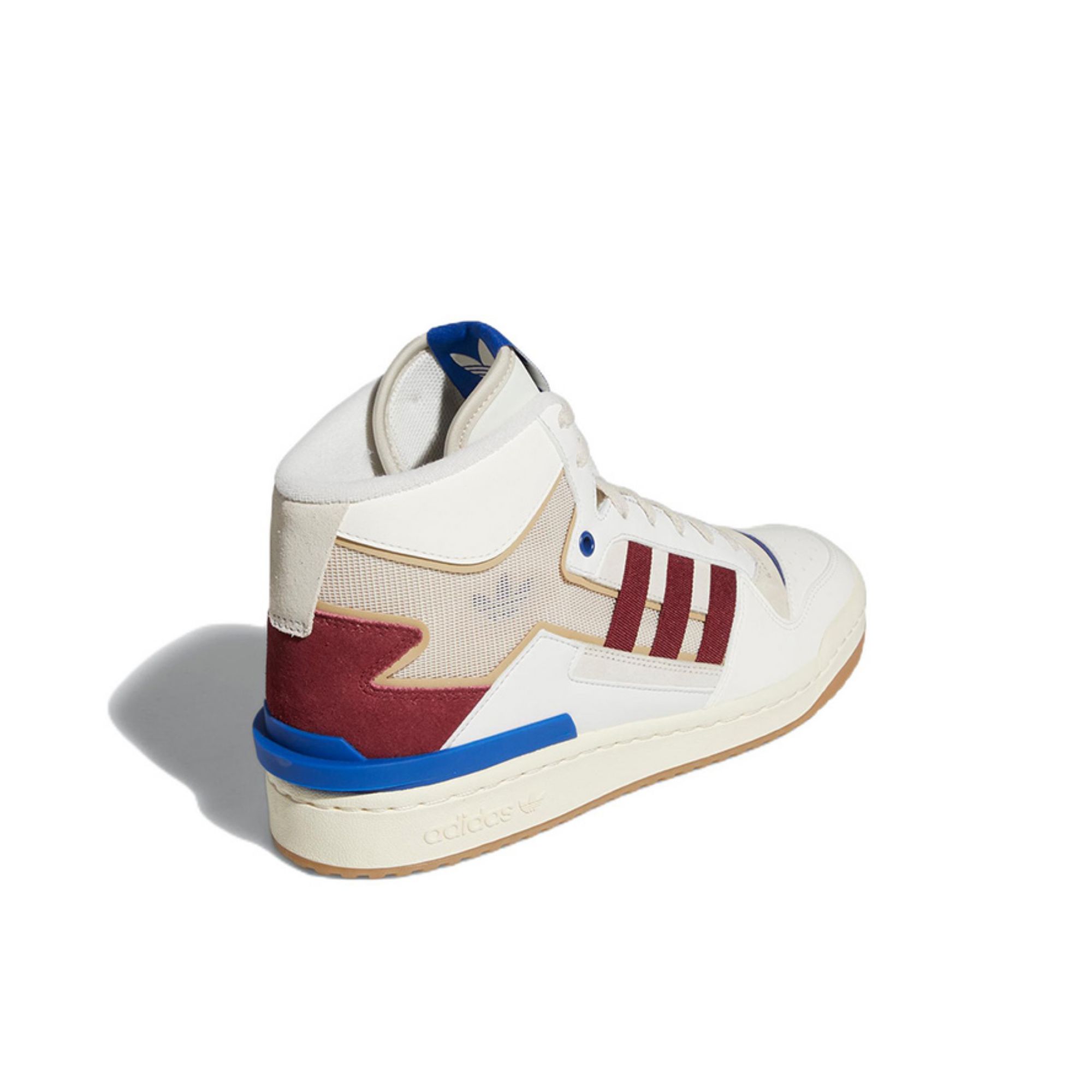 Adidas Originals FORUM Skateboard Shoes Unisex Mid-Top White/Red/Blue