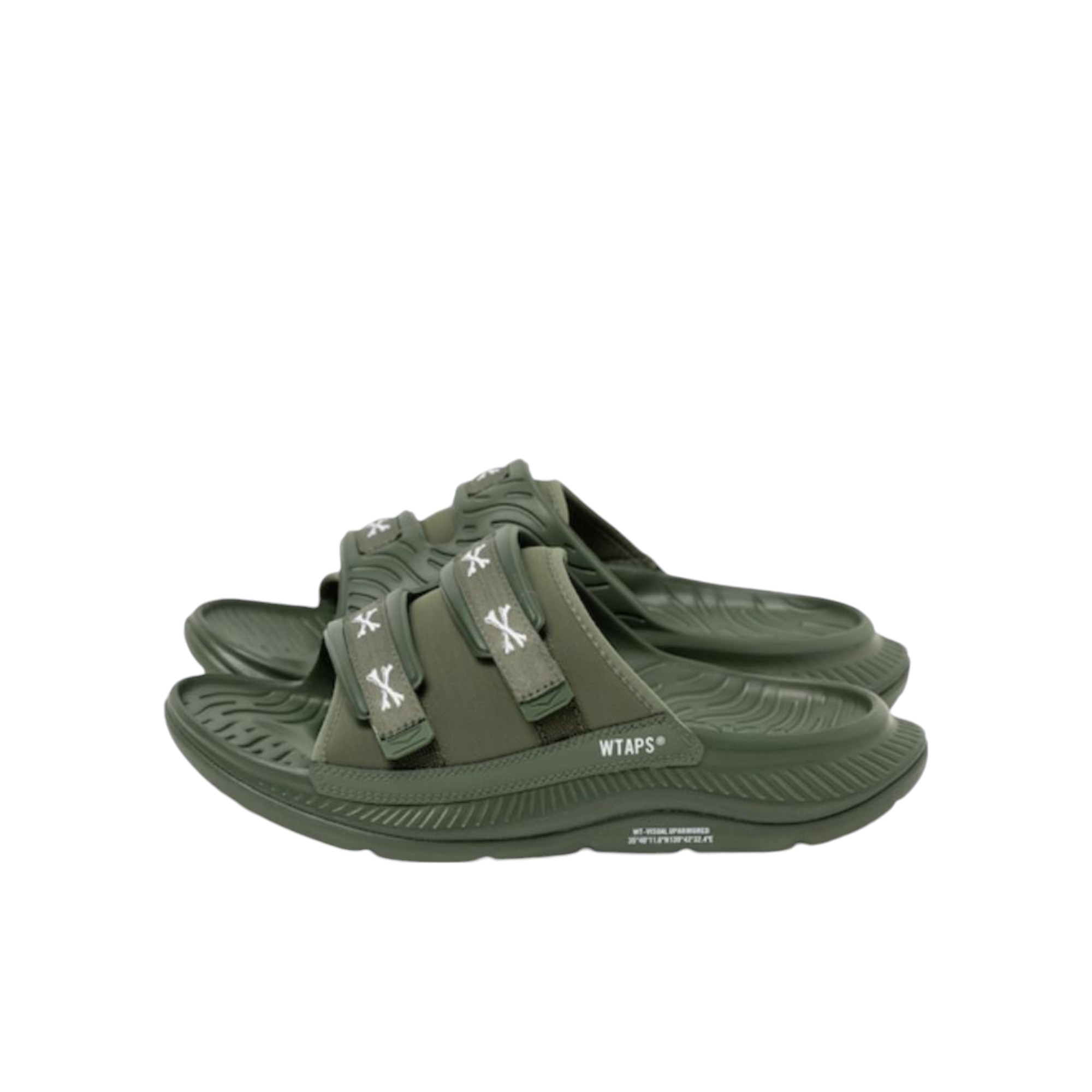 Wtaps X HOKA ONE ONE ORA Luxe Slide Slippers Unisex Green