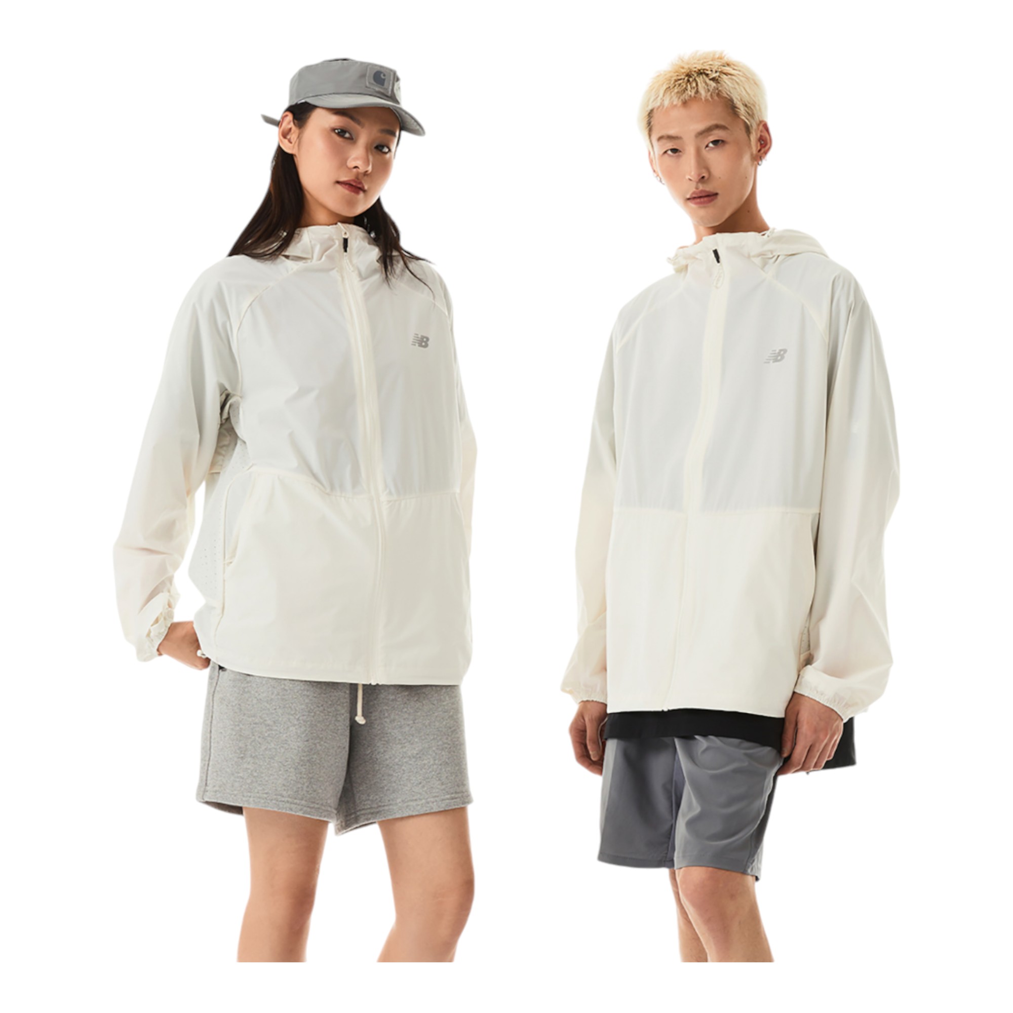 New Balance Jackets Unisex White