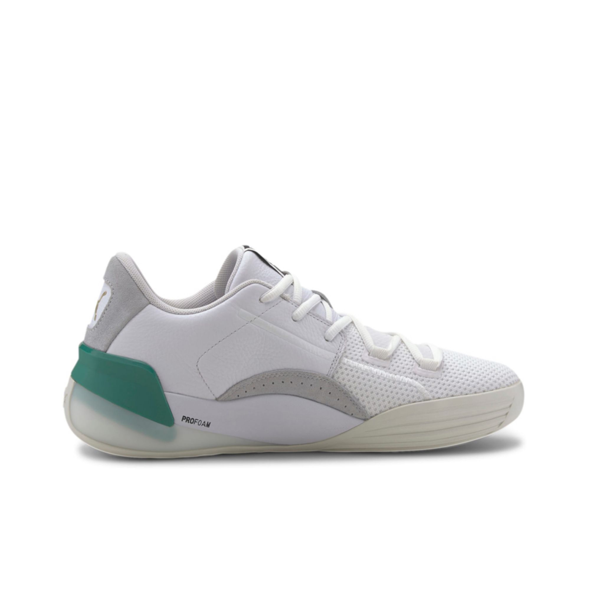 PUMA Clyde Hardwood White Green