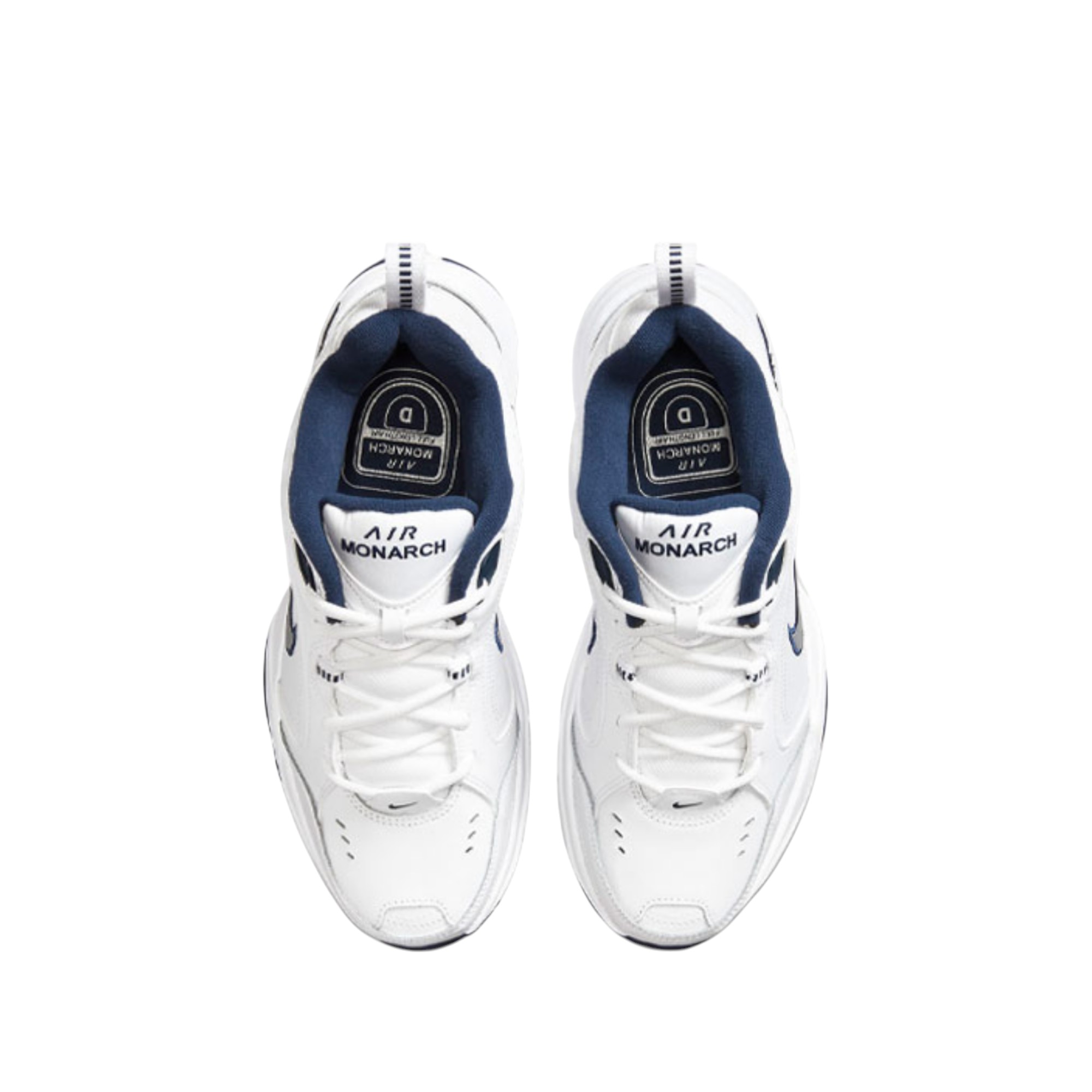 Nike Air Monarch Iv White Navy