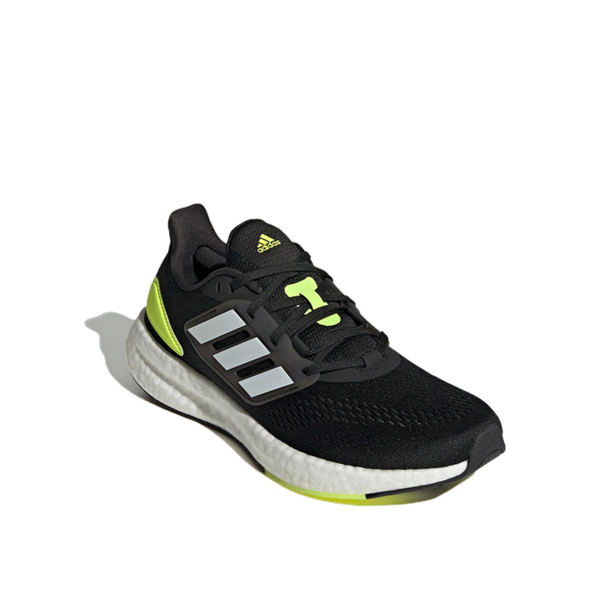 Adidas Pureboost 22 Core Black Cloud White Solar Yellow