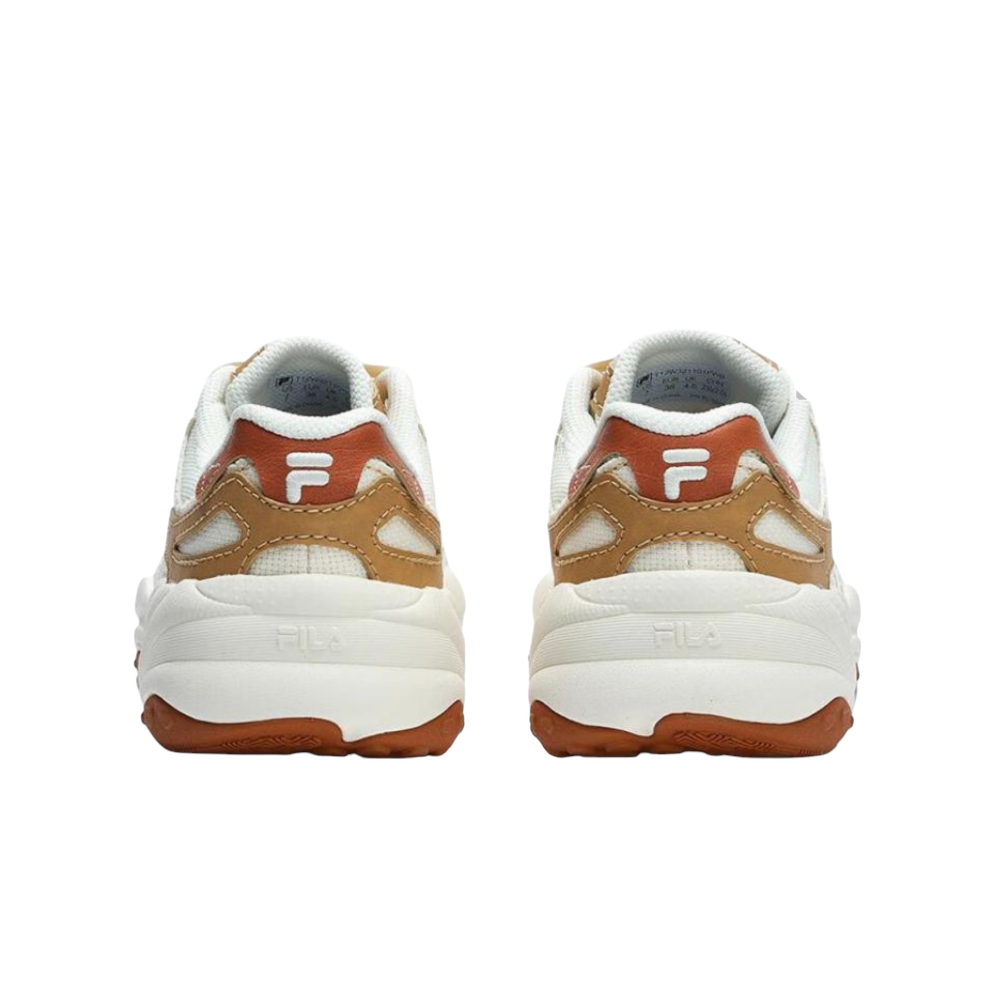 FILA FUSION Flash Running Shoes Women's Low-Top White/Brown