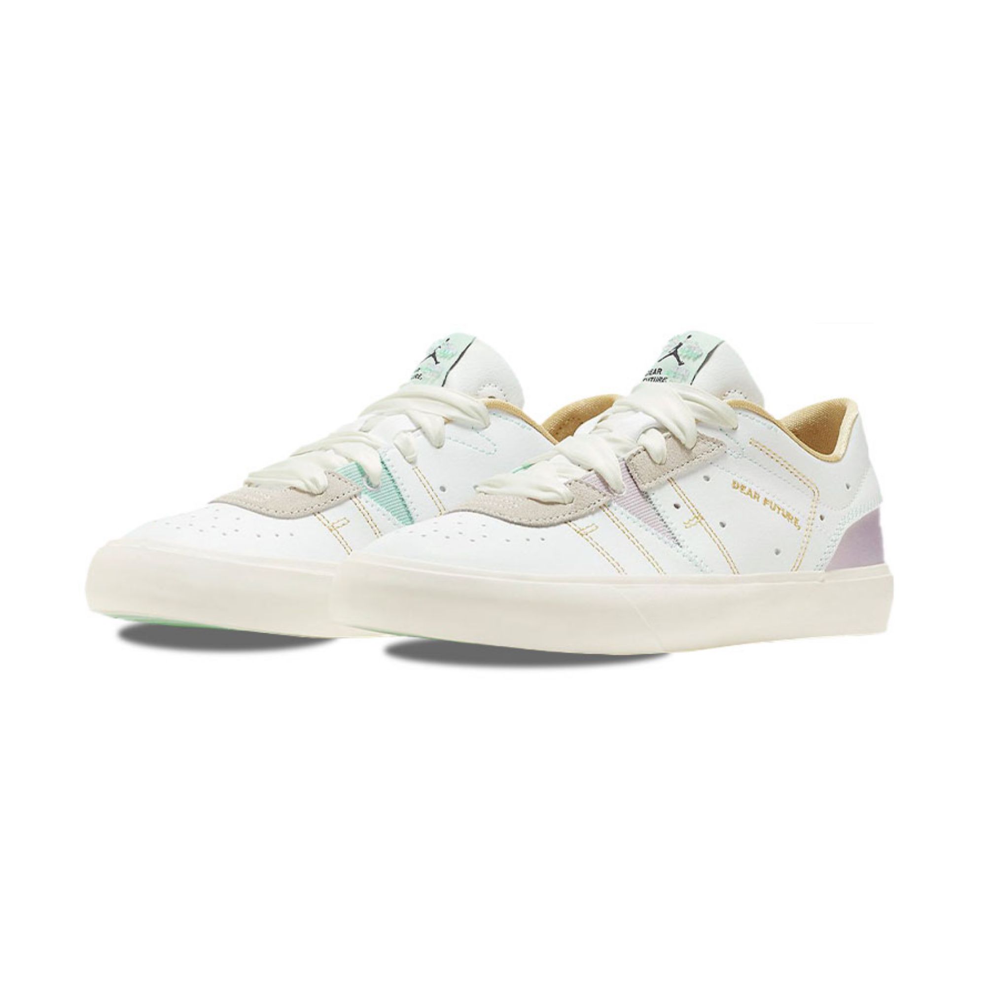 Jordan Series Skateboard Shoes Women's Low-Top White/Purple