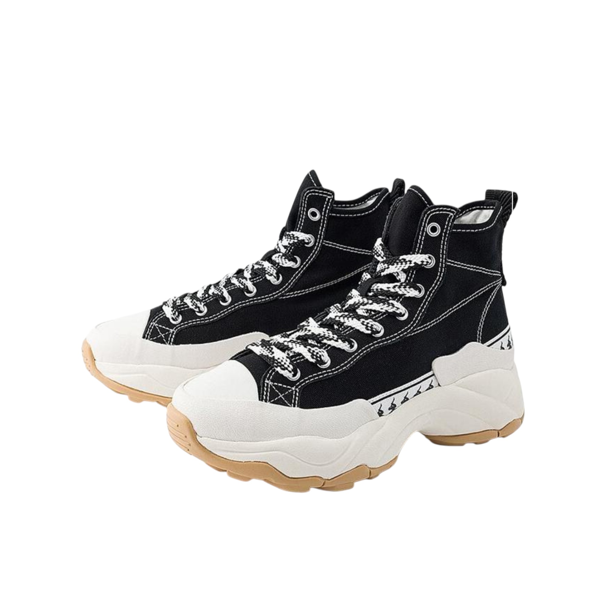 Kappa Casual Shoes Women's High-Top Black