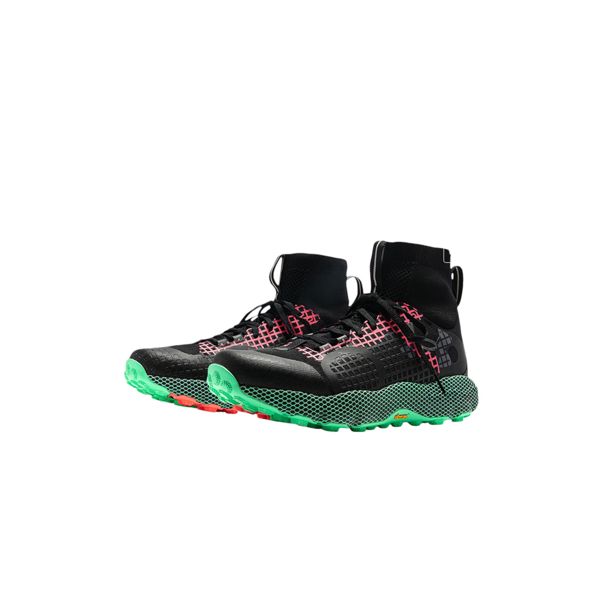 Under Armour HOVR Running Shoes Men High-Top Black/Green