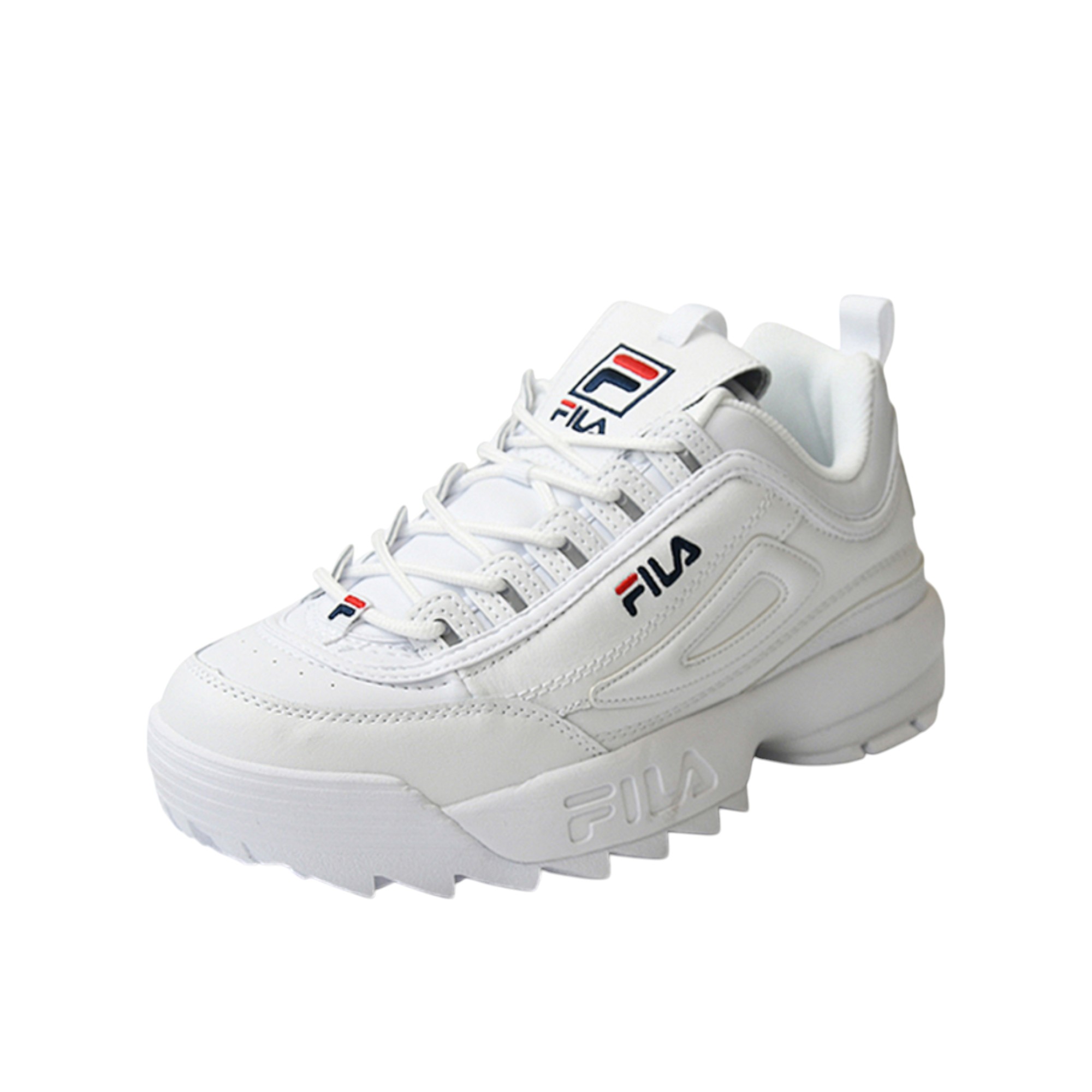 FILA Disruptor 2 White Navy Red Women's