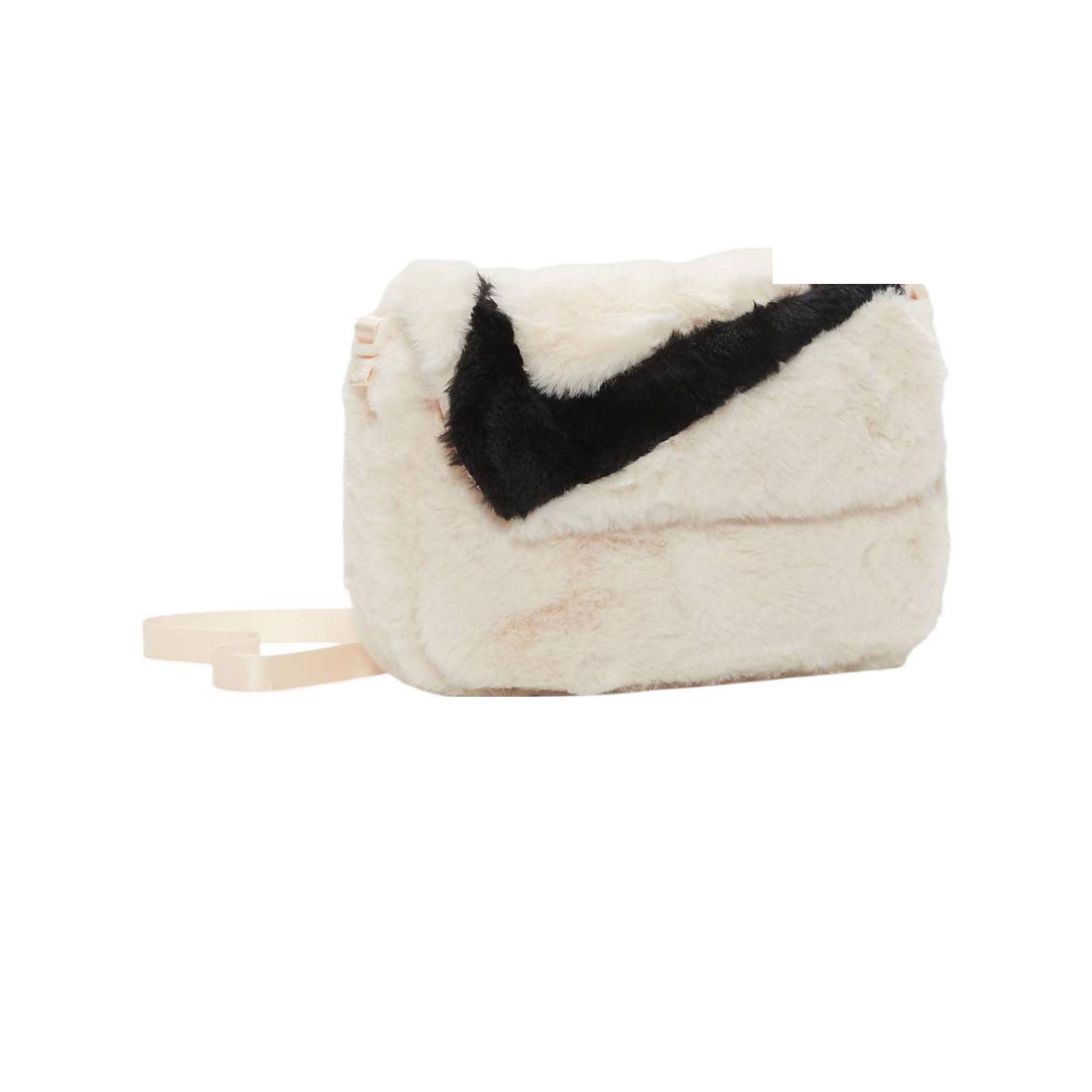 Nike Sportswear Futura 365 Faux Fur Crossbody Bag 1L Guava Ice/Guava Ice/Black