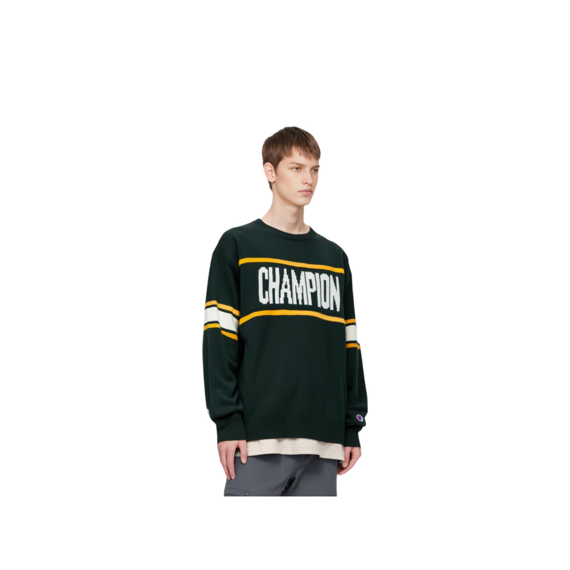 Champion Sweaters Men Dark Green