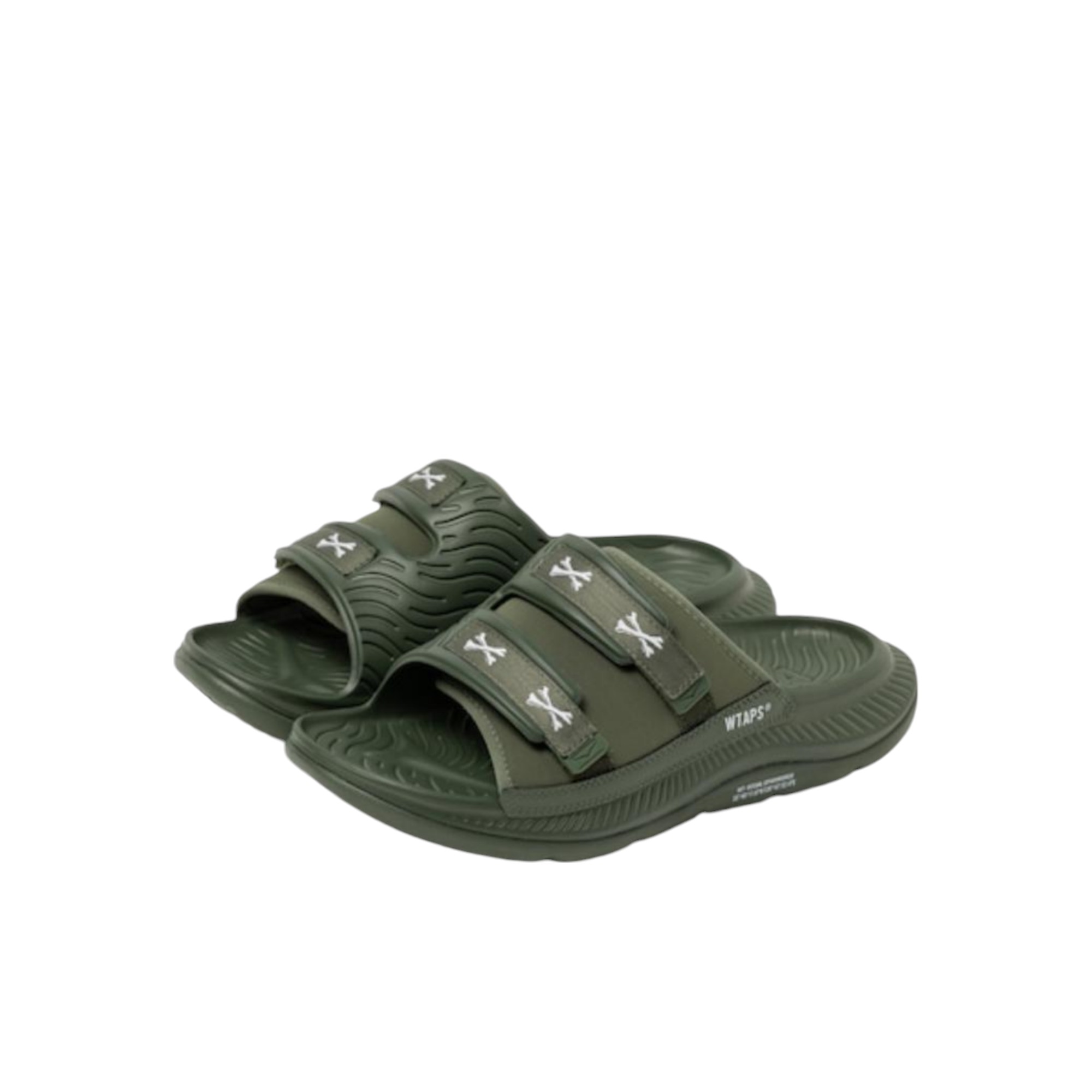 Wtaps X HOKA ONE ONE ORA Luxe Slide Slippers Unisex Green