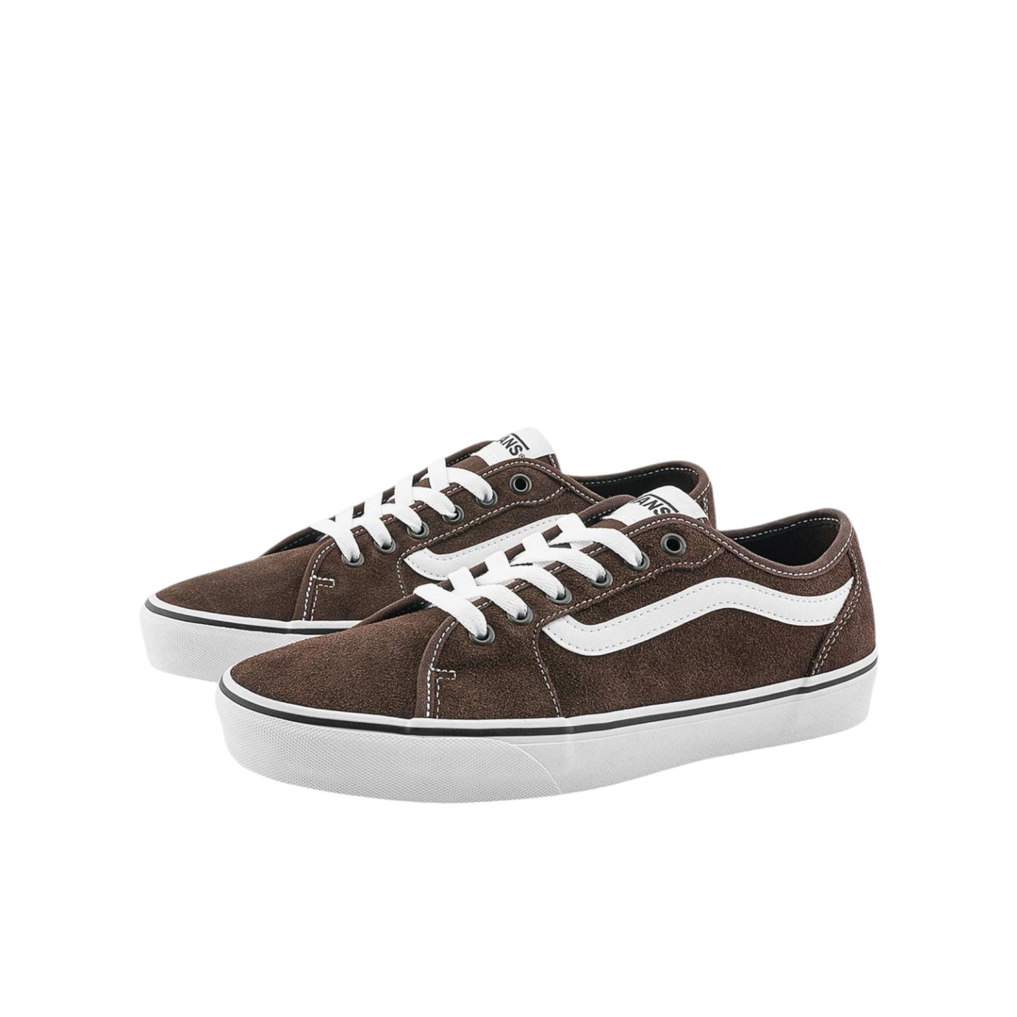 Vans Filmore Skateboard Shoes Men Low-Top Coffee