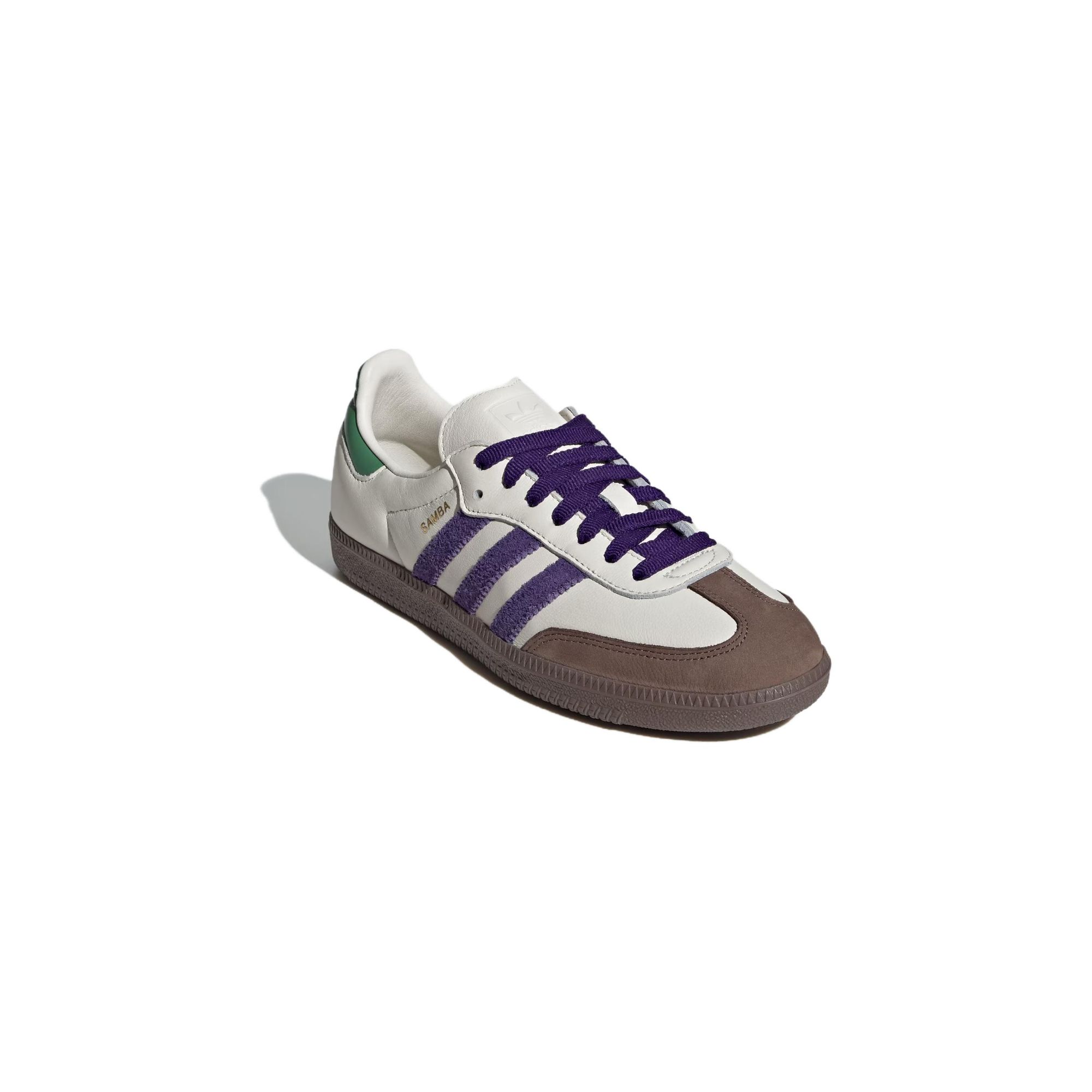 Adidas Samba OG Off White Core Purple Green Brown Women's