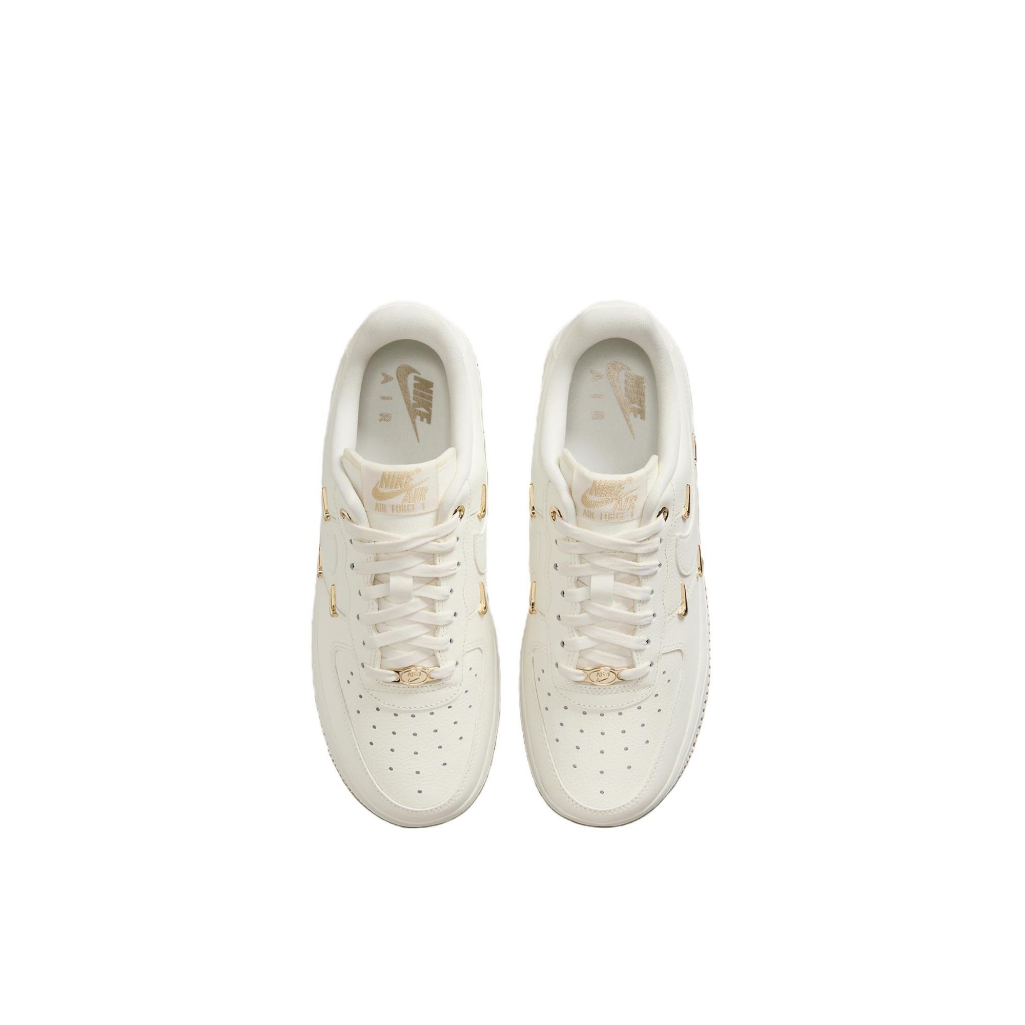 Nike Air Force 1 '07 LX CN Sail Gold Mini Swooshes Women's