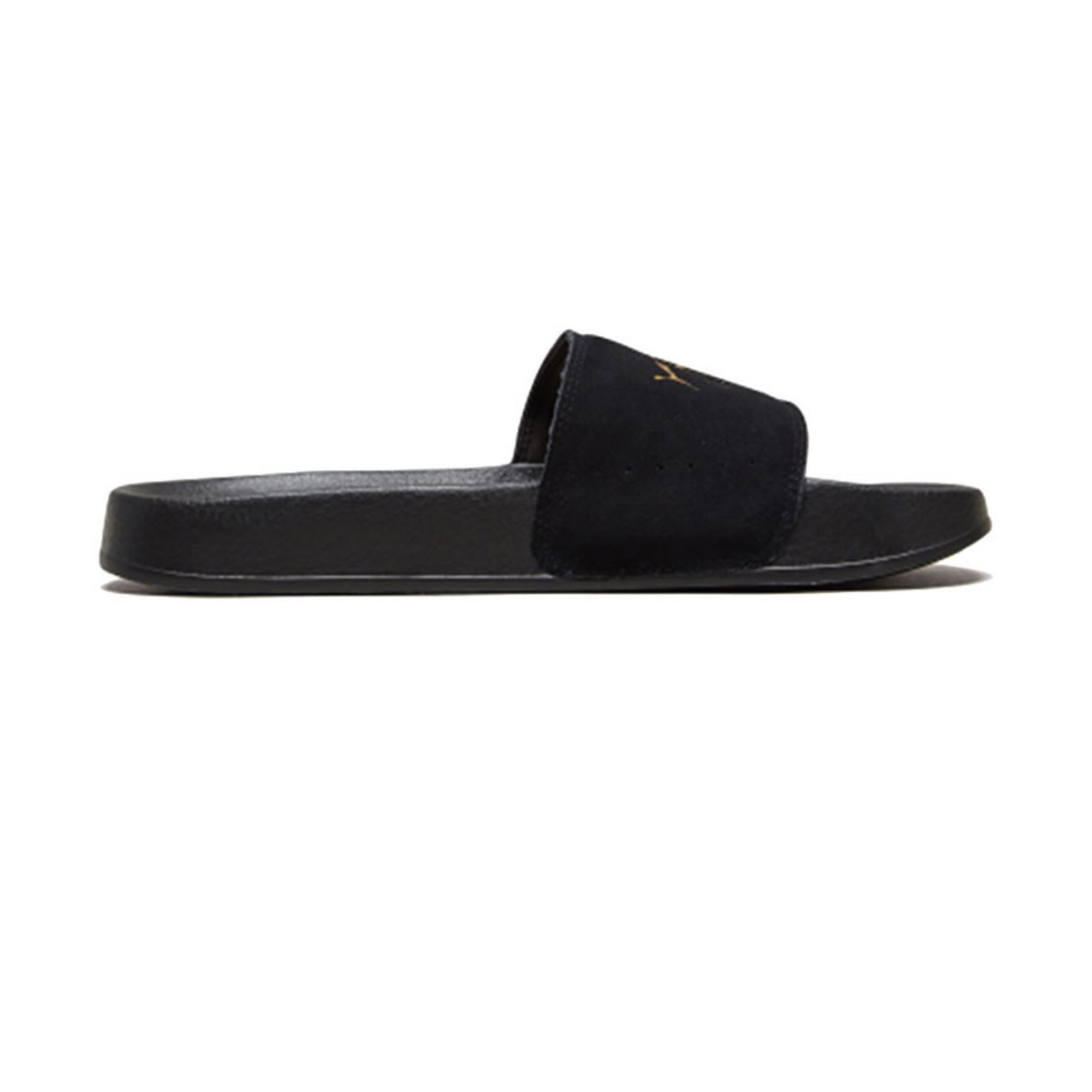 Puma Leadcat Suede Slide 'Black Team Gold'