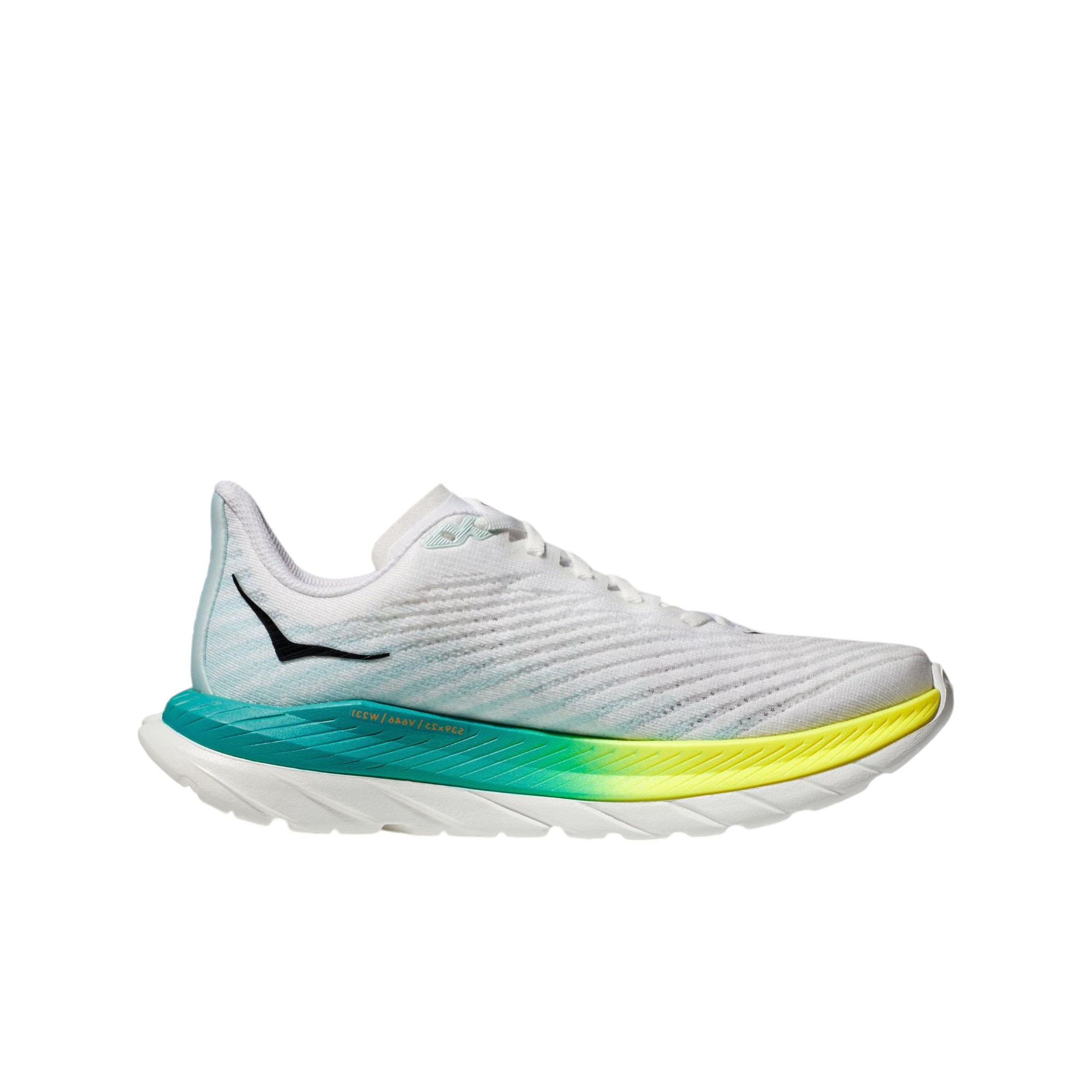 HOKA ONE ONE Mach 5 Running Shoes Men Low-Top White/Blue