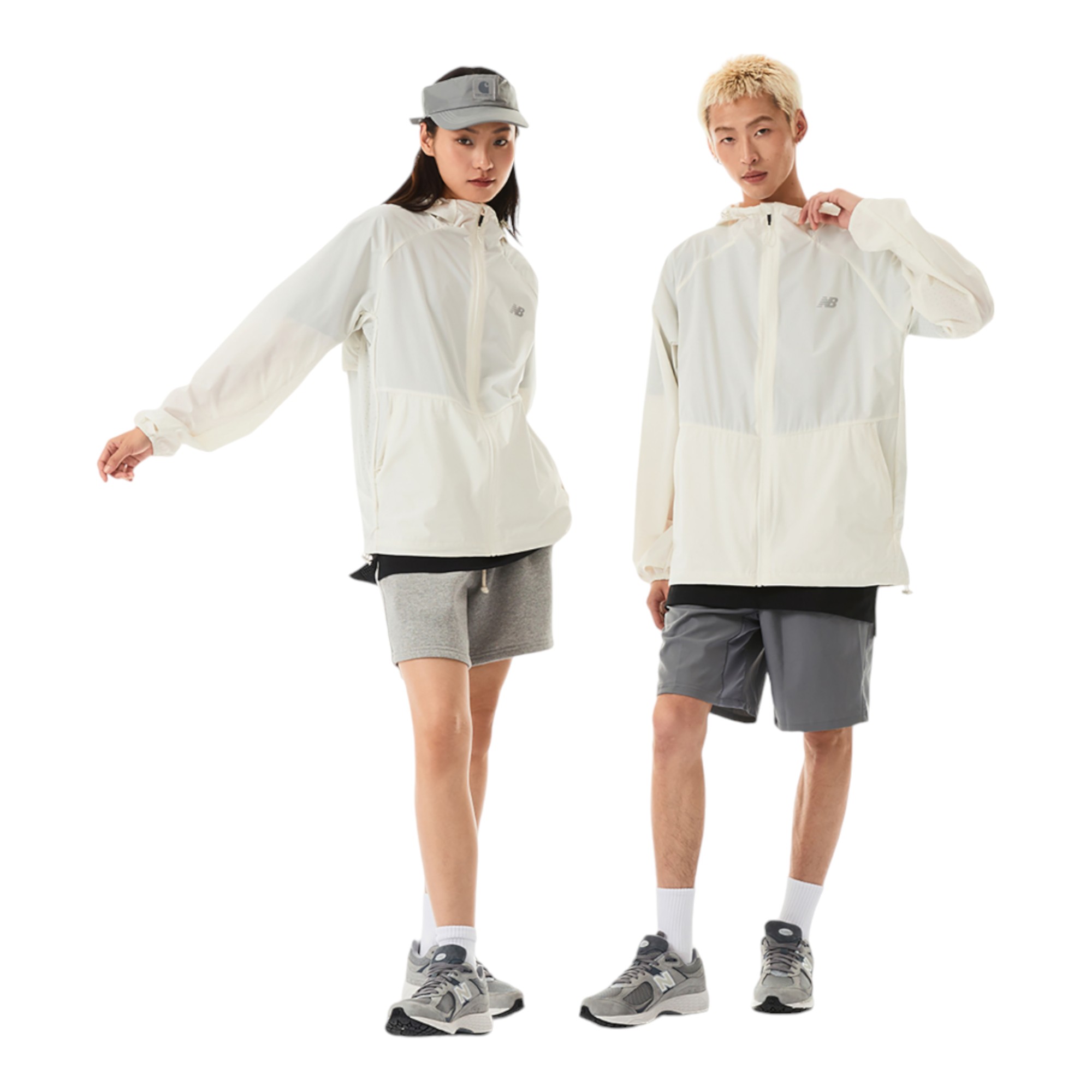 New Balance Jackets Unisex White