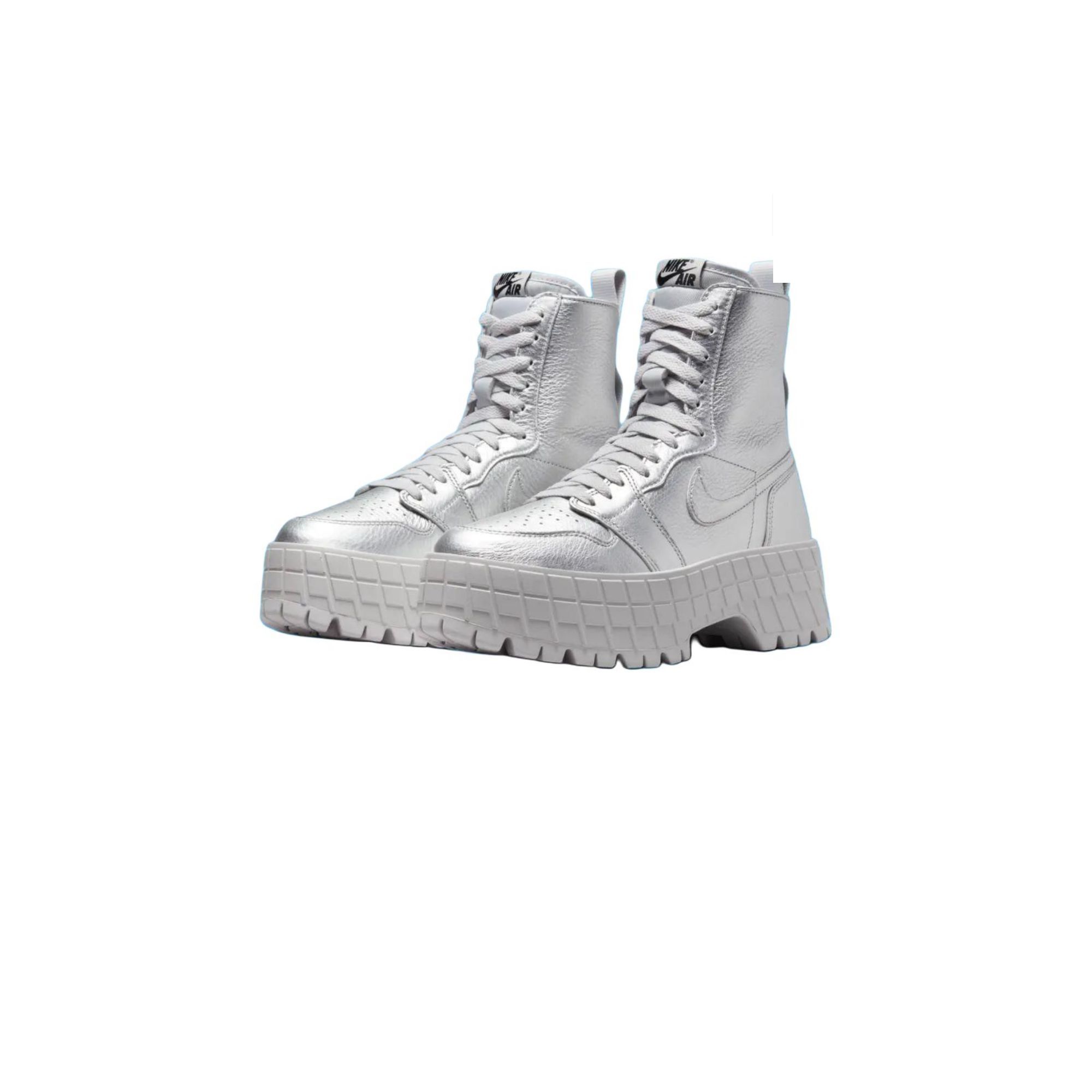 Air Jordan 1 Ankle Boots Women's Silver