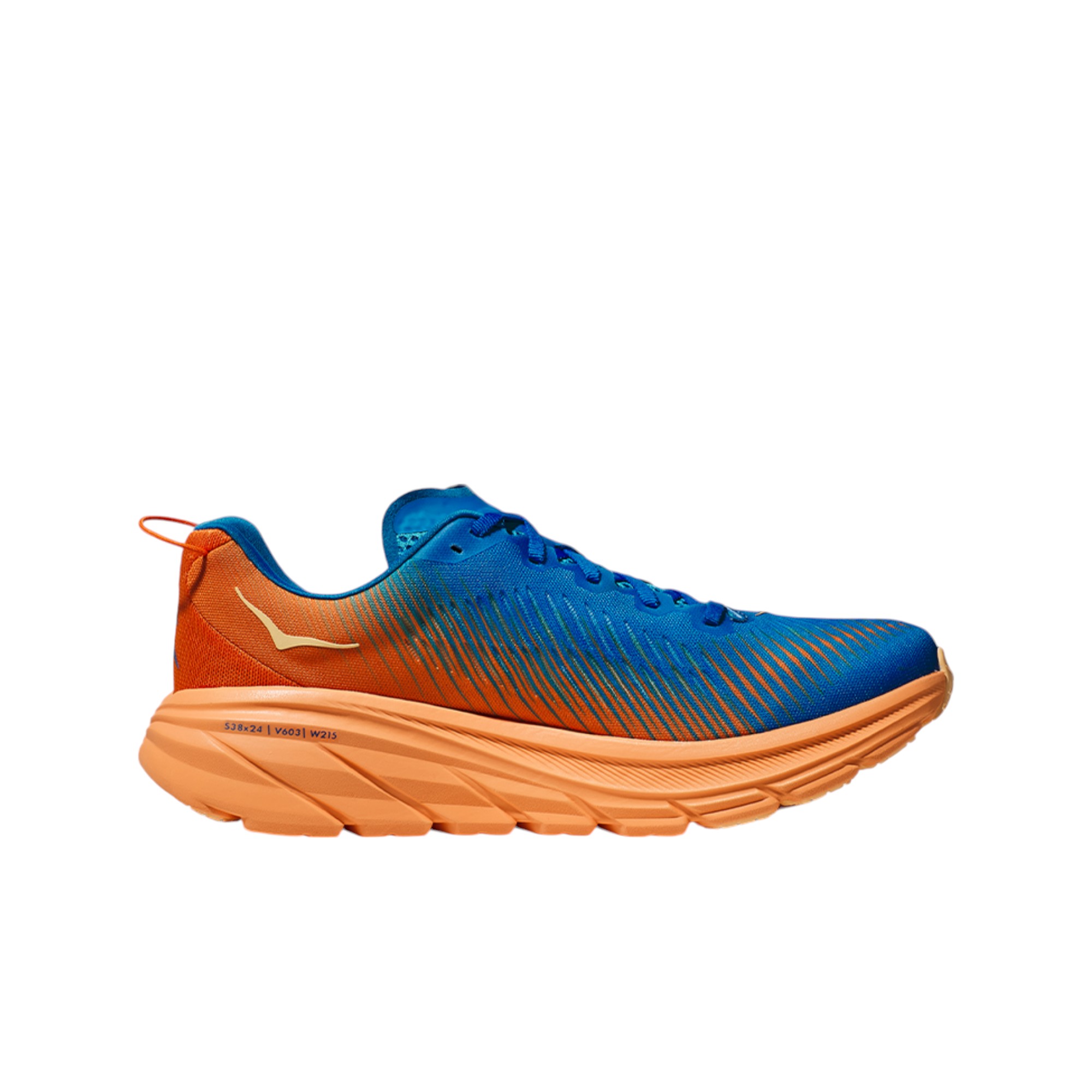 HOKA ONE ONE Rincon 3 Running Shoes Men Low-Top Blue/Orange