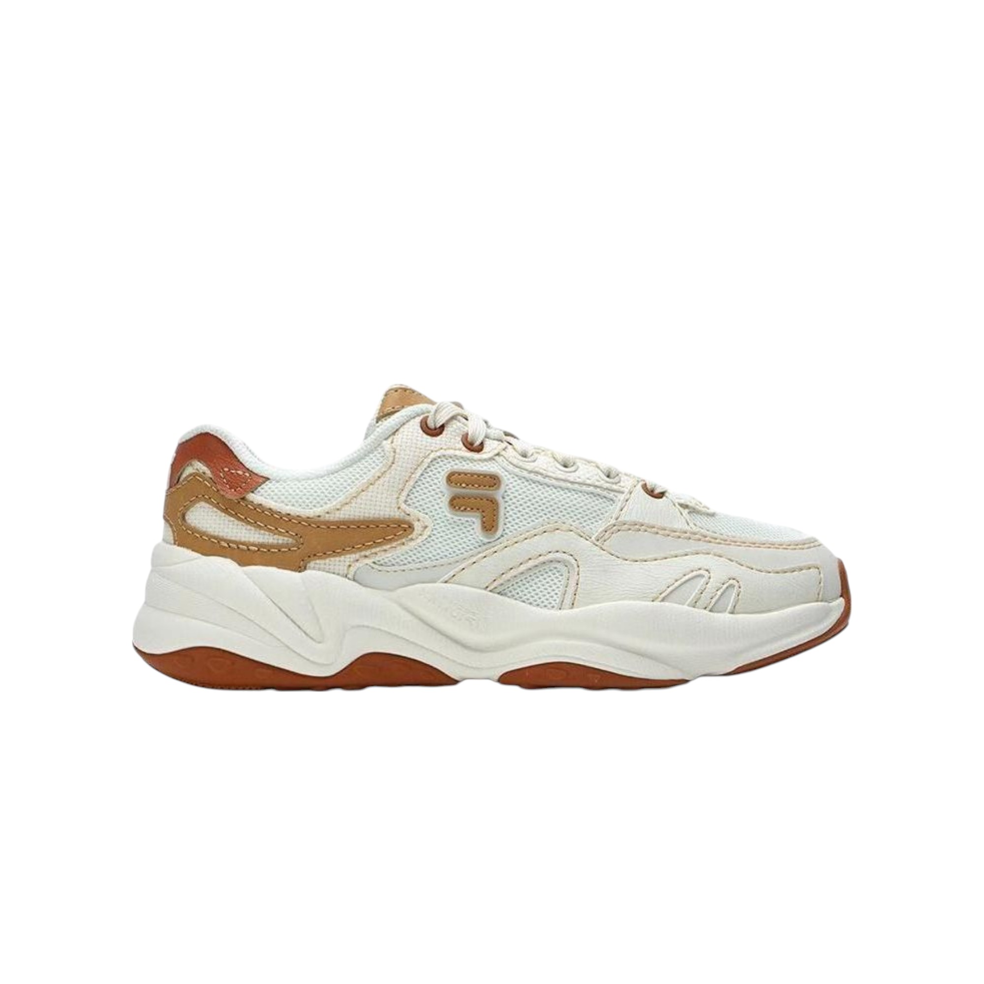 FILA FUSION Flash Running Shoes Women's Low-Top White/Brown