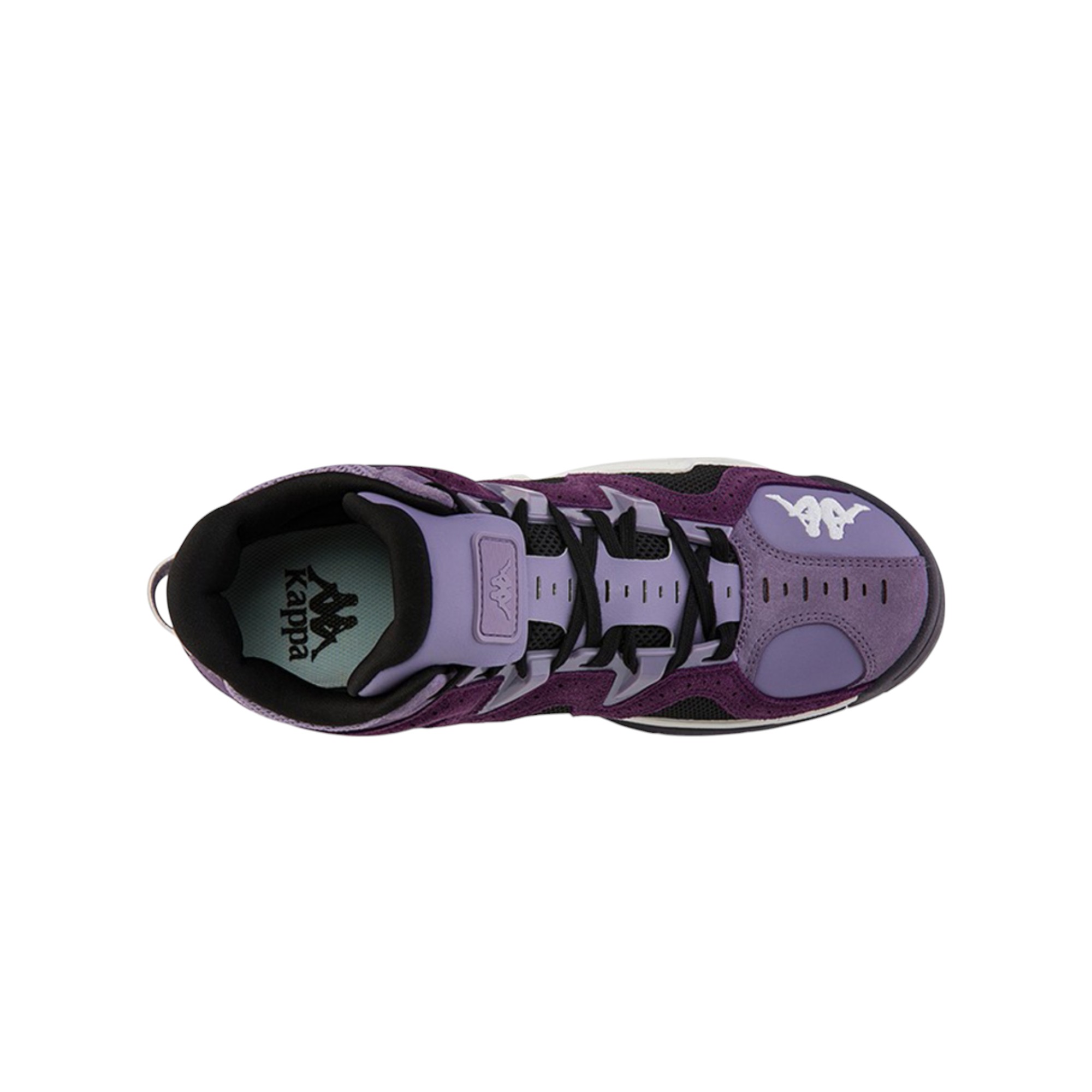 Kappa Vintage Basketball Shoes Unisex High-Top Purple/Black/White