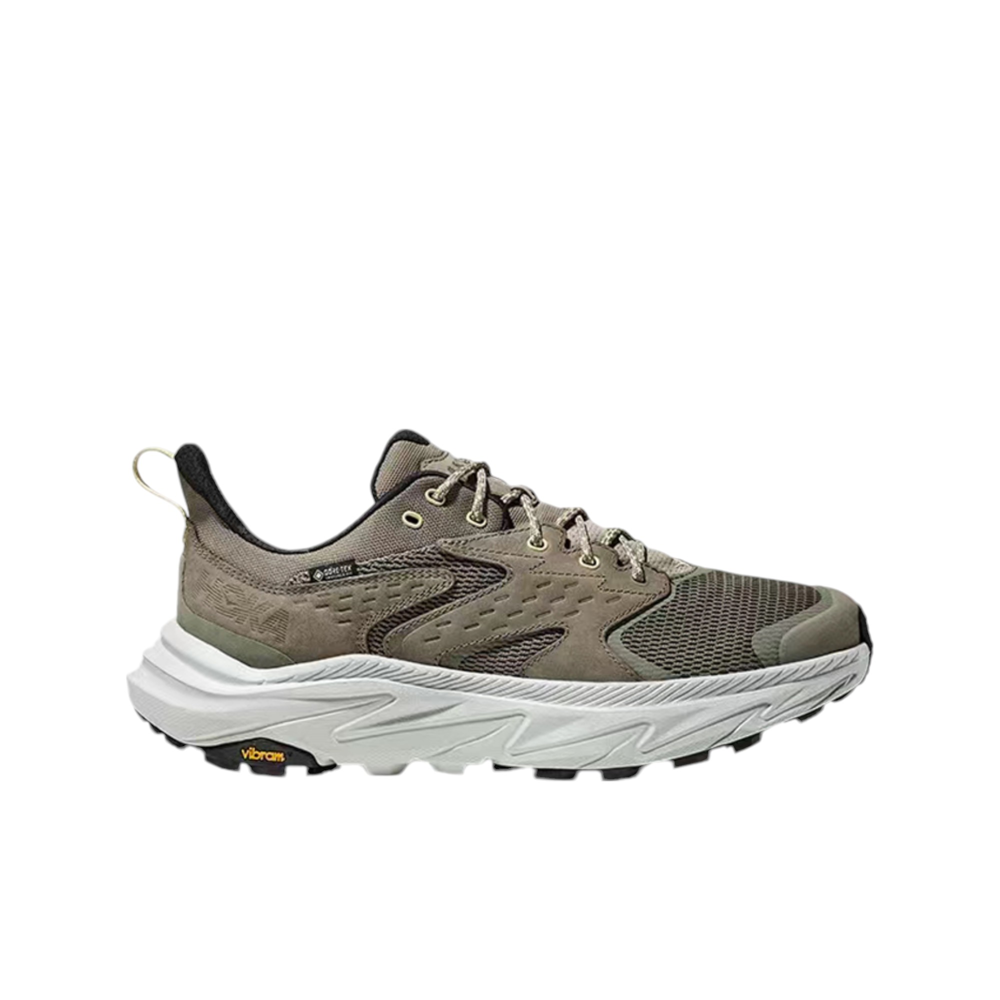 HOKA ONE ONE ANACAPA 2 Hiking / Trekking Shoes Men Low-Top Ink Olive Green/Mercury Gray