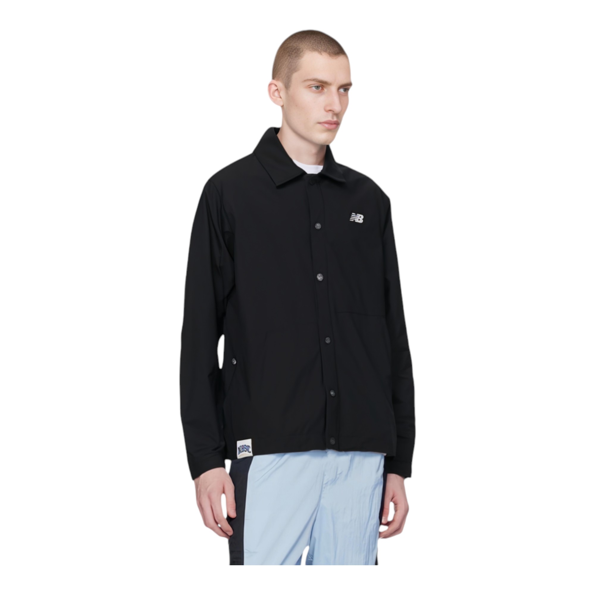 New Balance Jackets Men Black