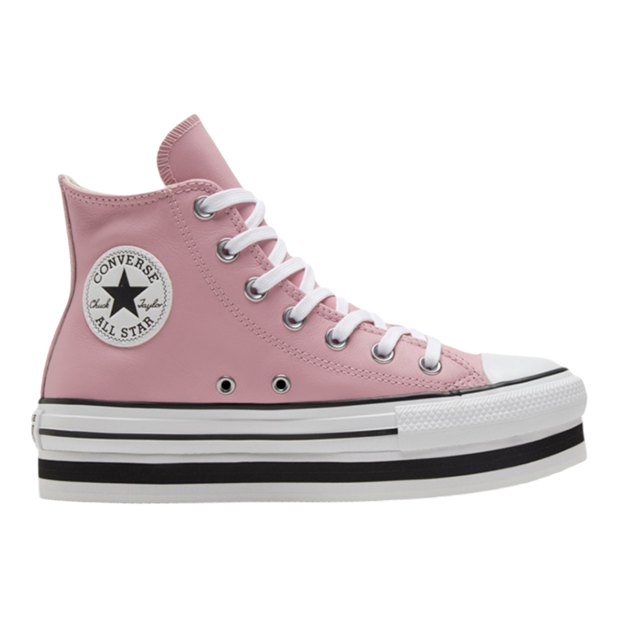 Converse All Star Canvas Shoes Women's High-Top Pink/White