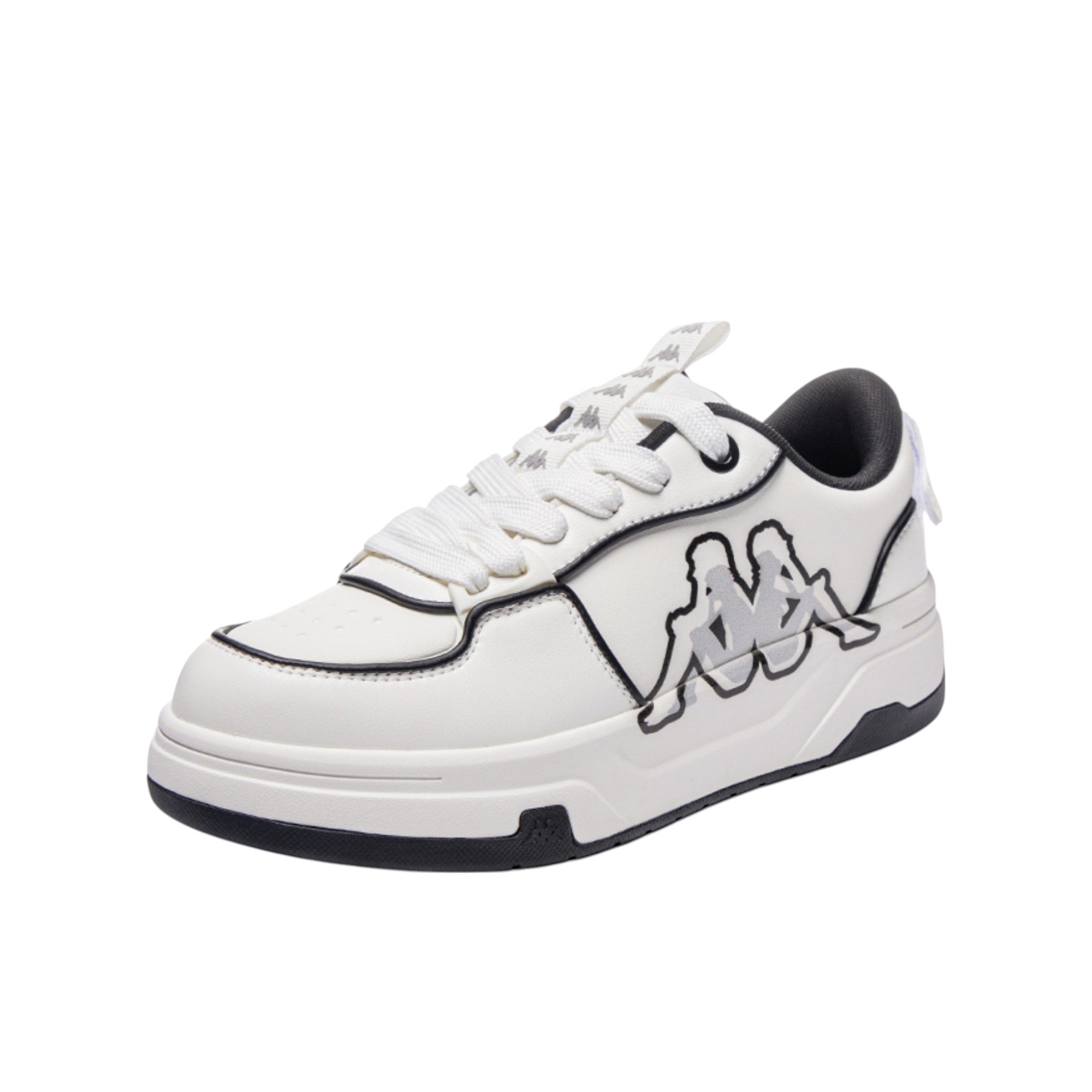 Kappa Skateboard Shoes Unisex Low-Top White/Black