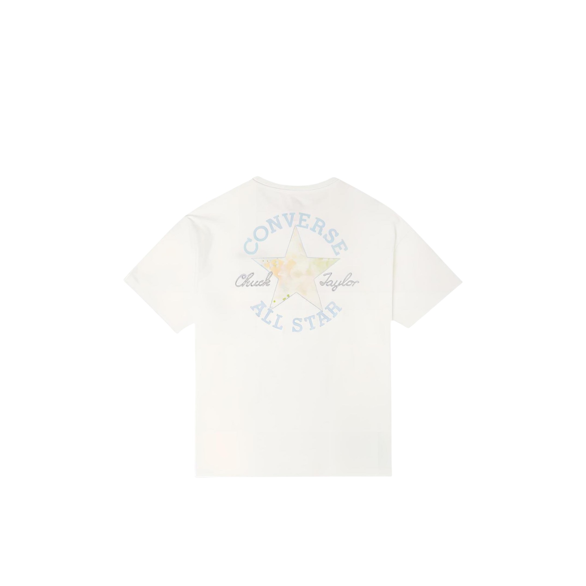 Converse Festival Print Star T-Shirts Women's White