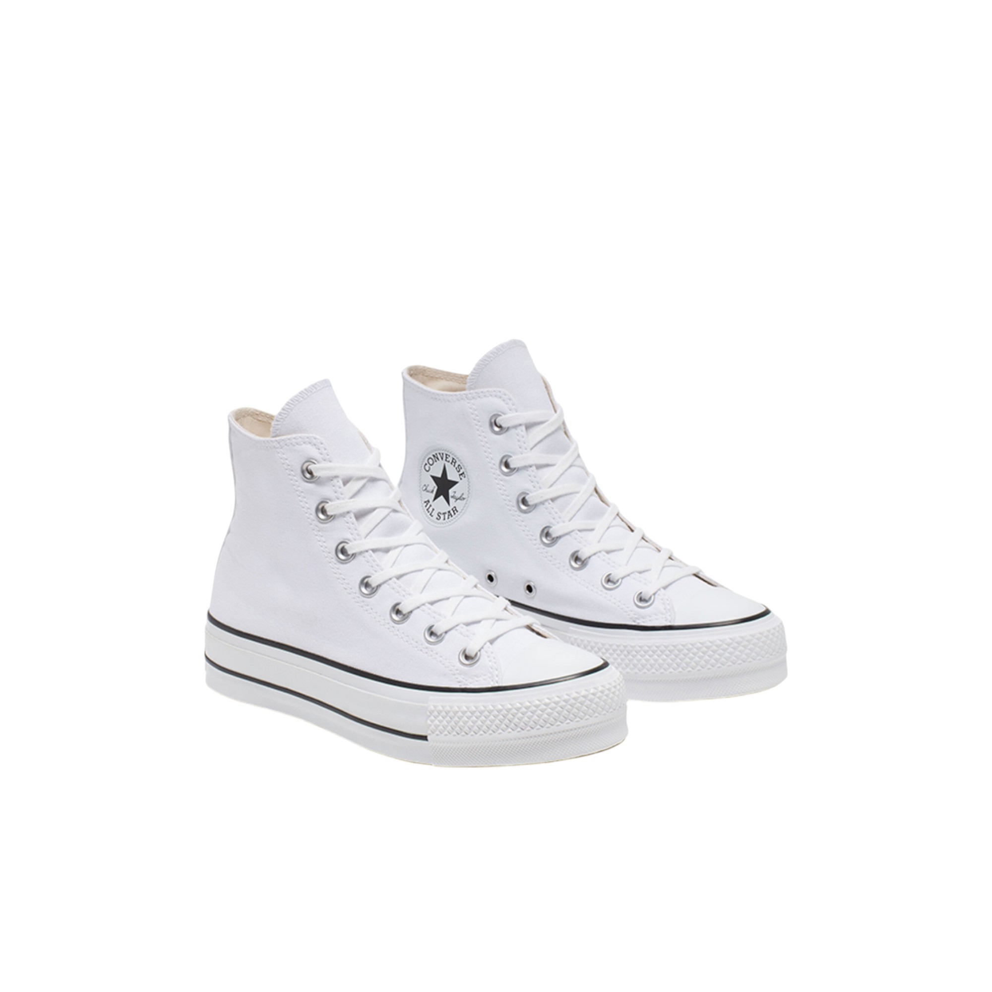 Converse Chuck Taylor All Star Hi Platform White Black Women's