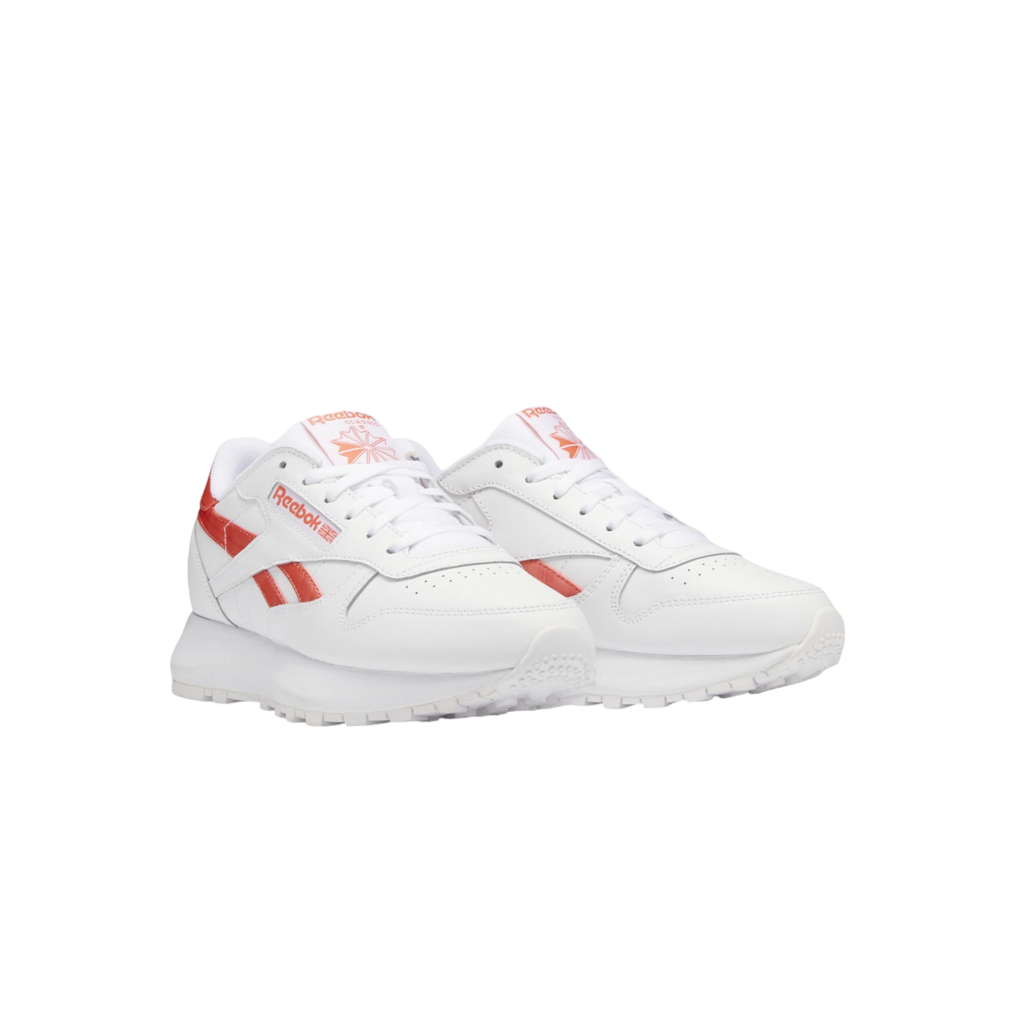 Reebok Women's Classic Leather SP 'White Orange Flare'